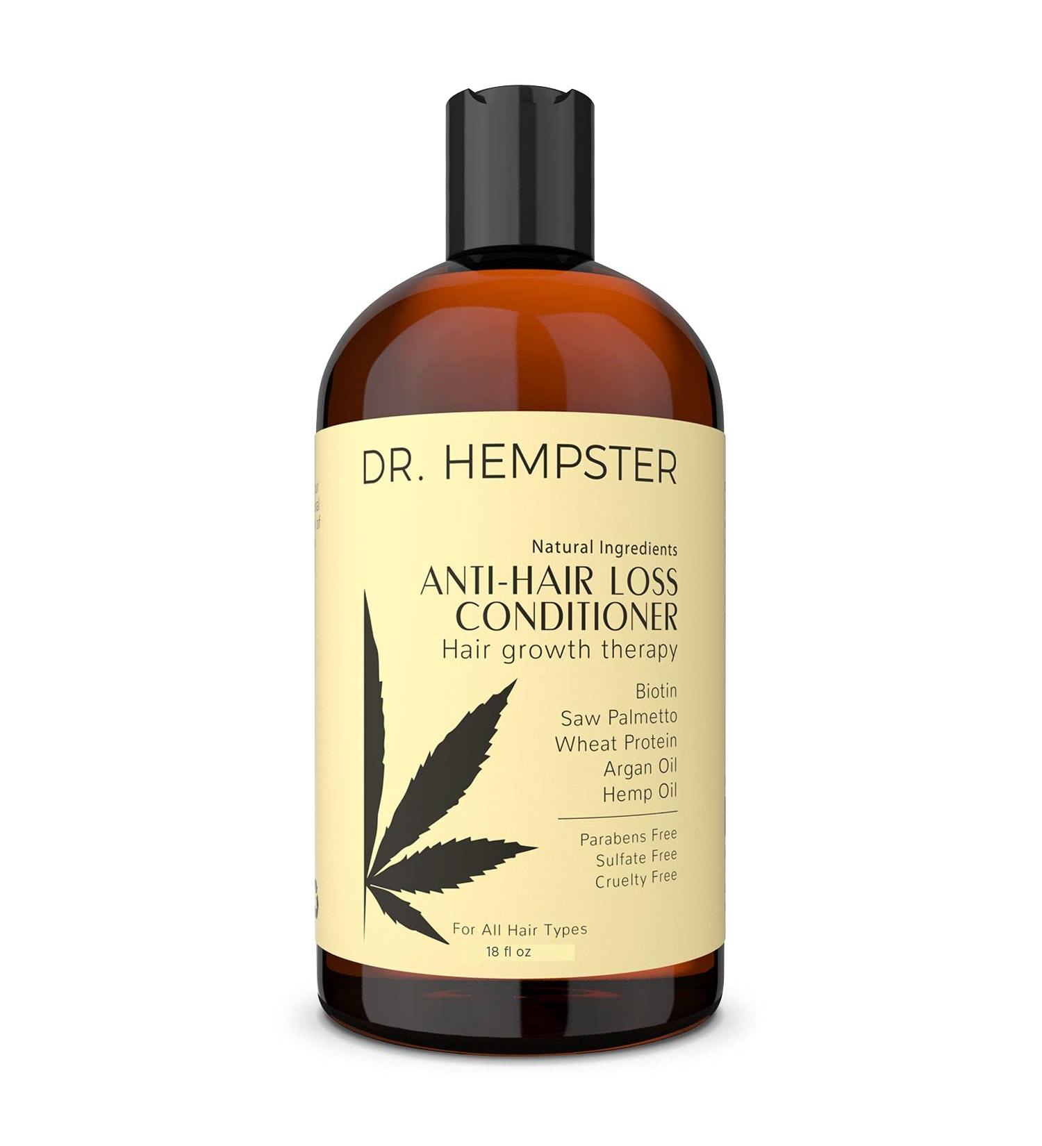 Biotin & Hemp Hair Growth Conditioner for Men and Women - Anti Hair Loss Treatment - Natural & Organic Ingredients - Paraben & Sulphate Free - Buy Online on GoSupps.com