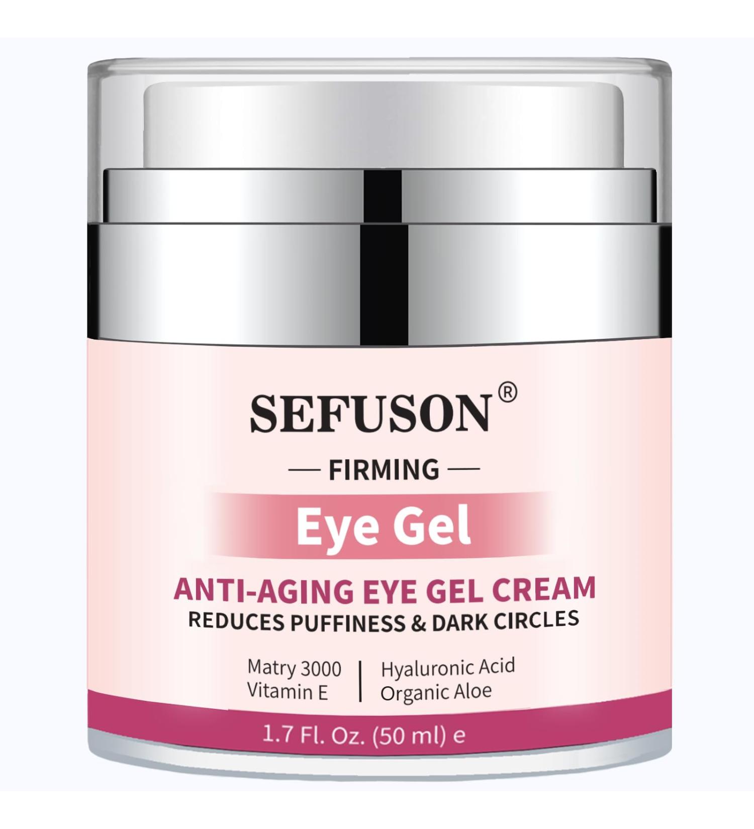 Eye Gel Best Eye Cream for Appearance of Dark Circles Puffiness Wrinkles and Bags. Super Eye Cream Moisturizer Serum for Men & Women (50ml) 50 ml - Buy Online on GoSupps.com