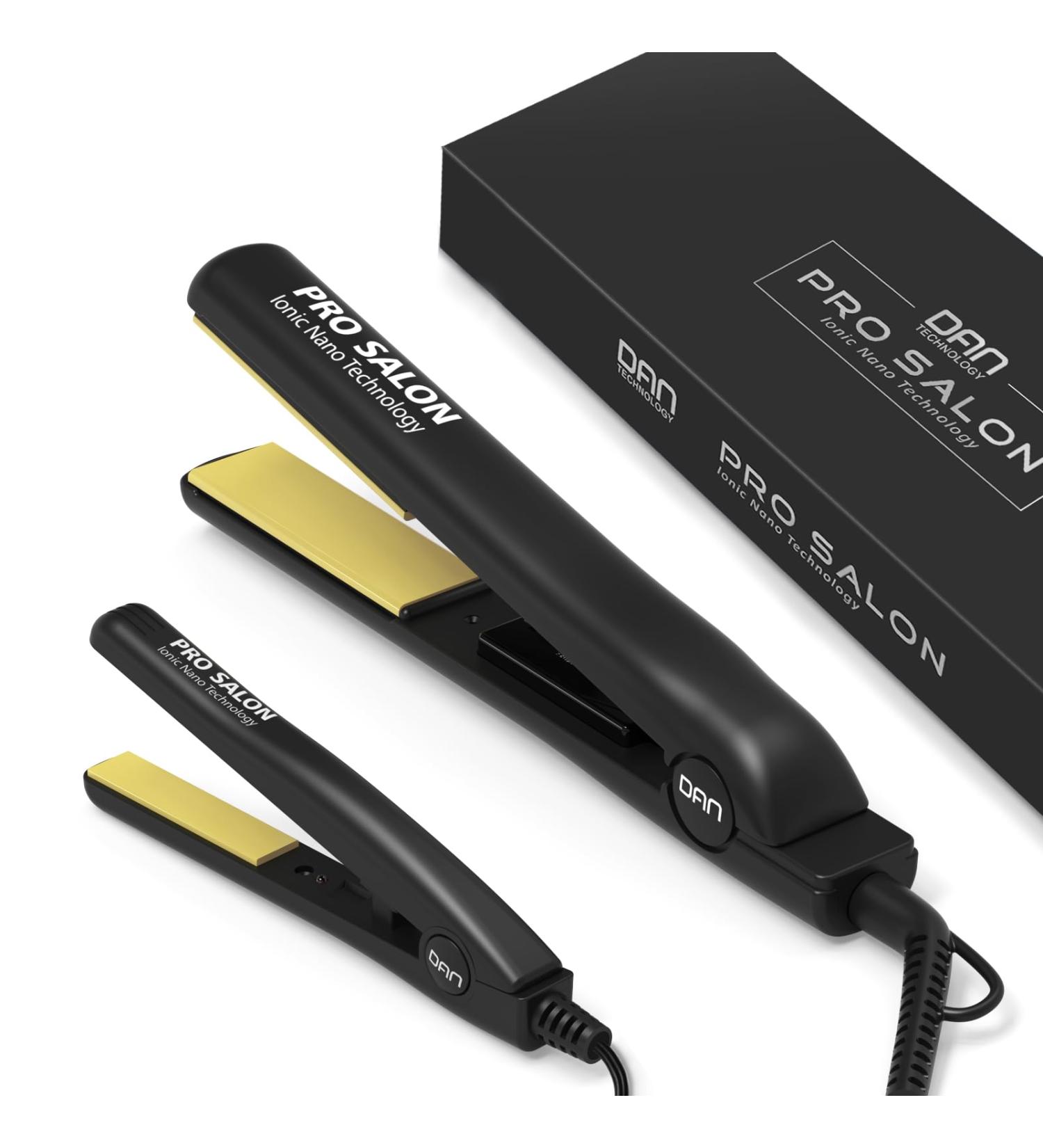 Professional Hair Straightener Set - Fast Heating Ceramic Flat Iron Kit | Dual Voltage 110-240V | Salon Quality Multi-use Hair Styling - Buy Online on GoSupps.com