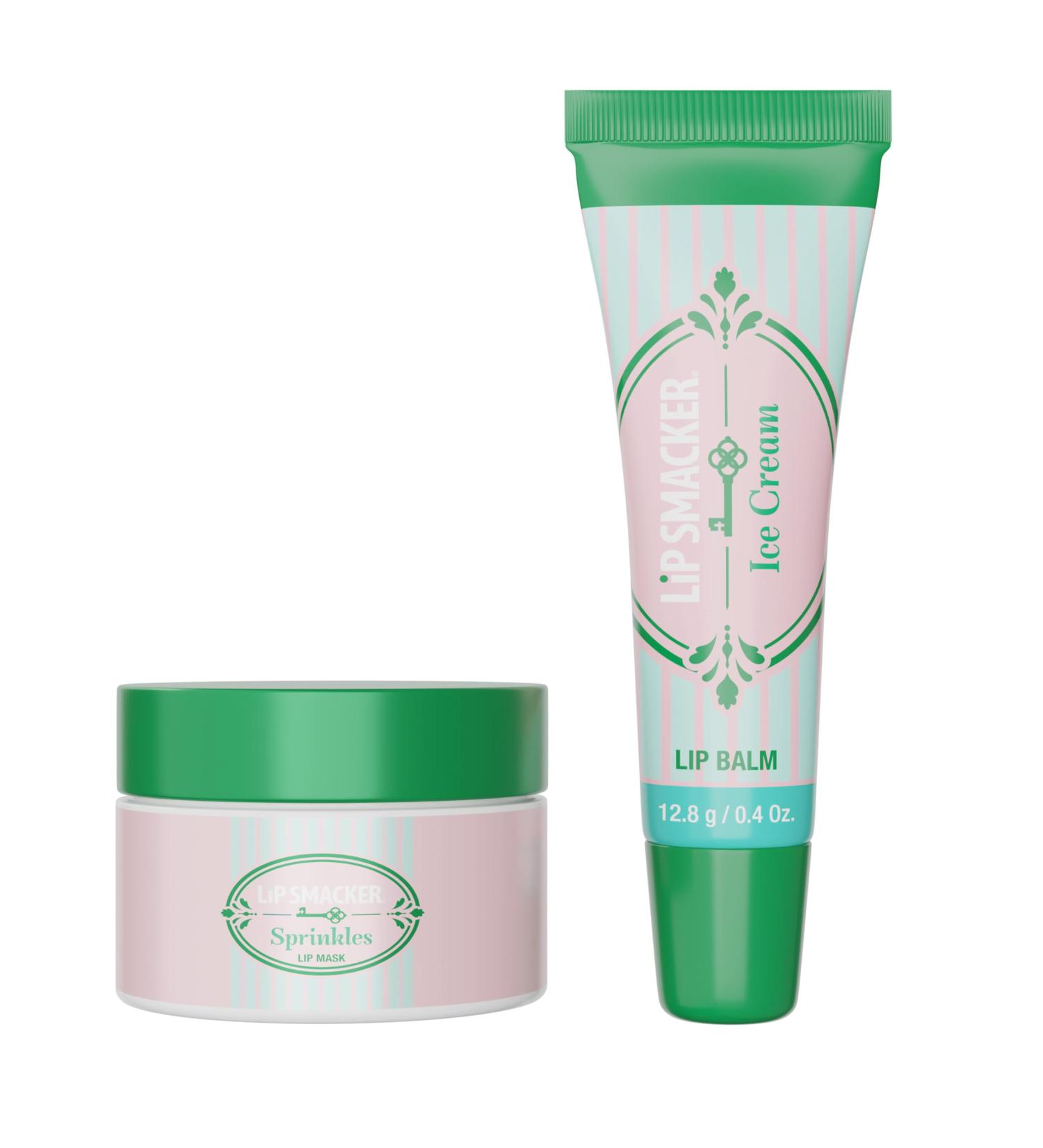 Lip Smacker Holiday Don t Disturb Lip Kit Chocolate & Raspberry Flavors Hydrating Lip Care Gift Set