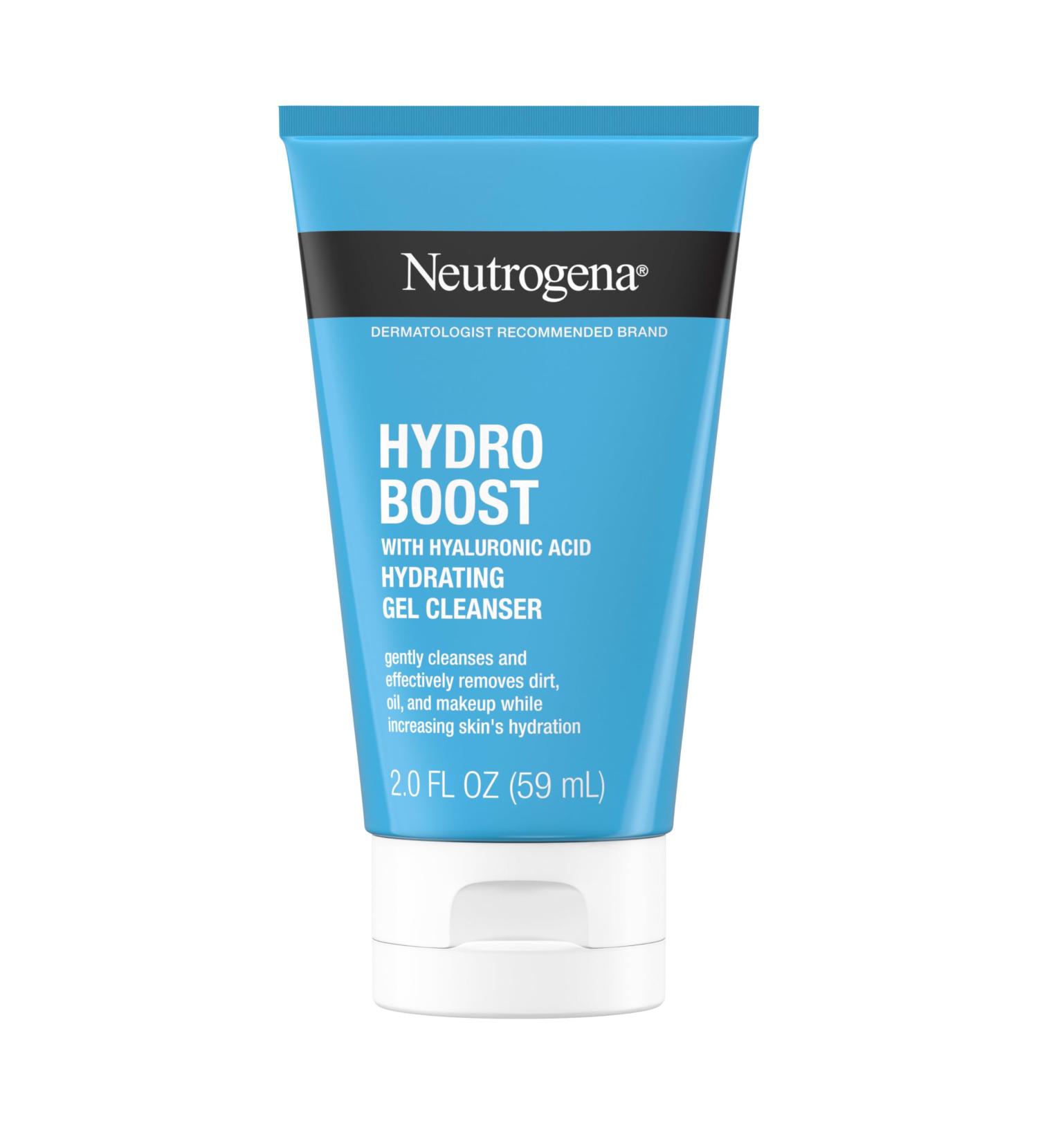 Neutrogena Hydro Boost Face Wash Hydrating Facial Cleanser with Hyaluronic Acid Daily Foaming Face Wash & Makeup Remover Hypoallergenic & Paraben-Free Gel Cleanser 2 fl. oz 24 Pack - Buy Online on GoSupps.com