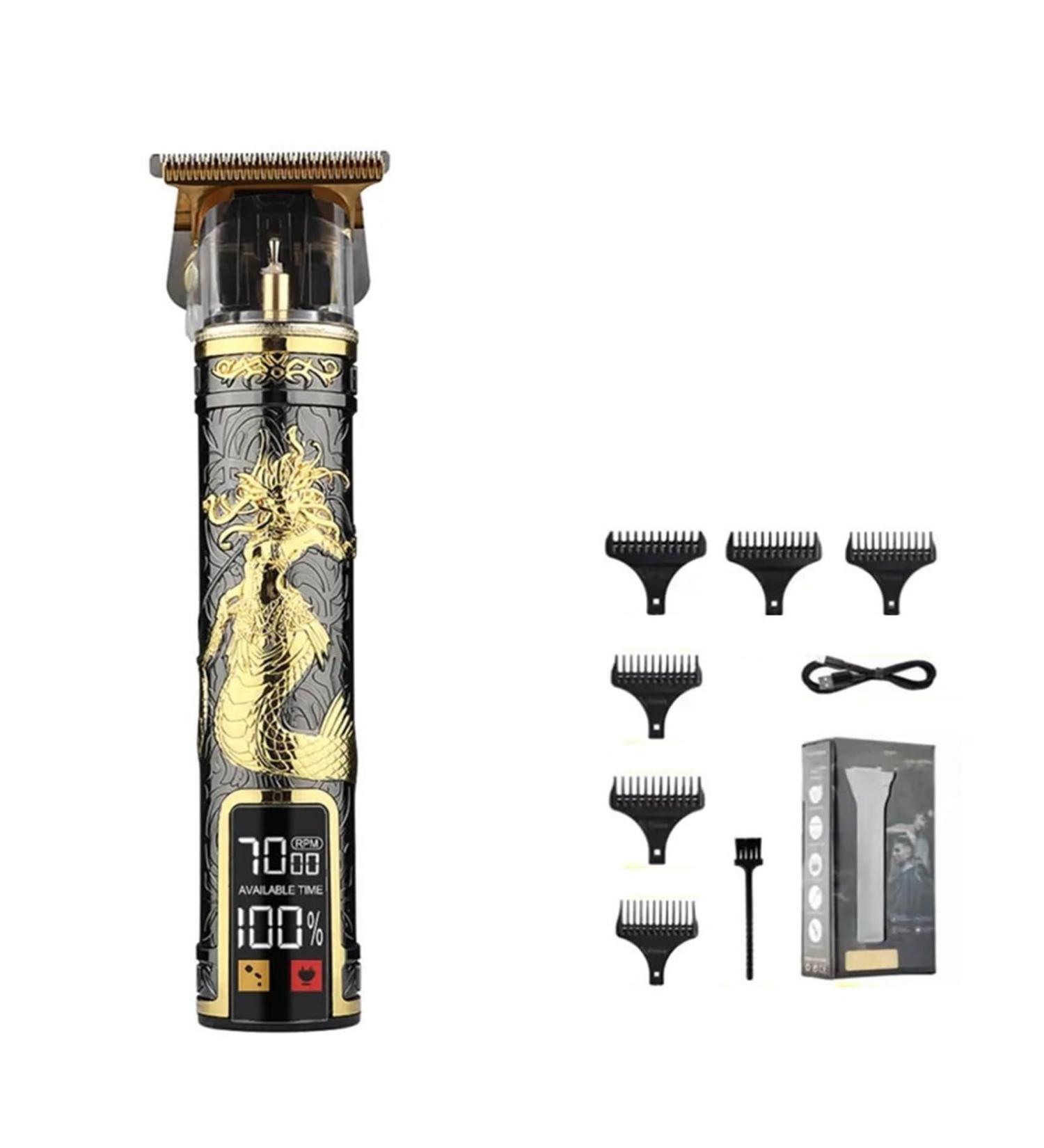 Razors LCD Digital Display Electric Hair Clipper - Professional & Household Use (Black Gold Medusa - Buy Online on GoSupps.com