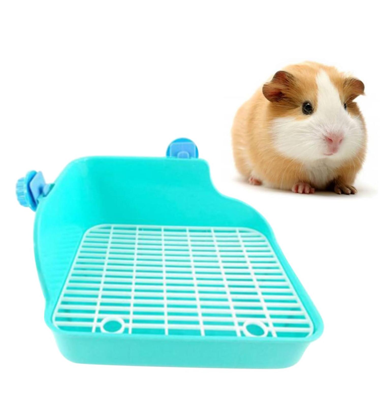 Kisangel Lacework Potty Trainer Guinea Pig Potty Trainer Rabbit Potty Trainer Hamster Litter Corner Green - Buy Online on GoSupps.com