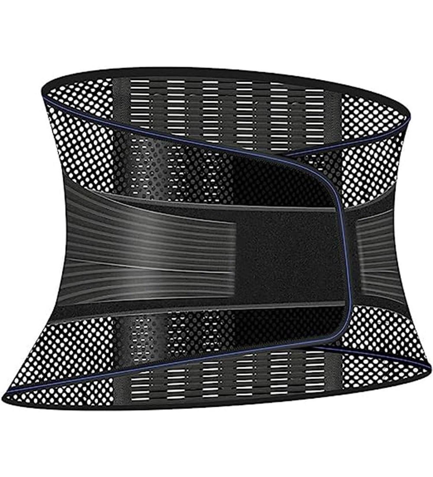 XXL Back Belt for Men & Women - Pain Relief Support Bandage Flexible & Breathable Lumbar Waist Support - Buy Online on GoSupps.com