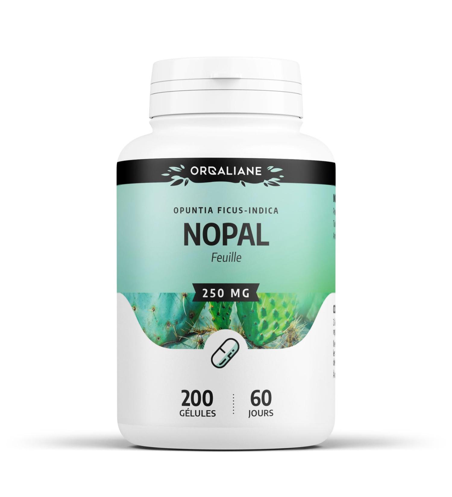Nopal 250 mg - 200 capsules - Orgaliane - Buy Online on GoSupps.com