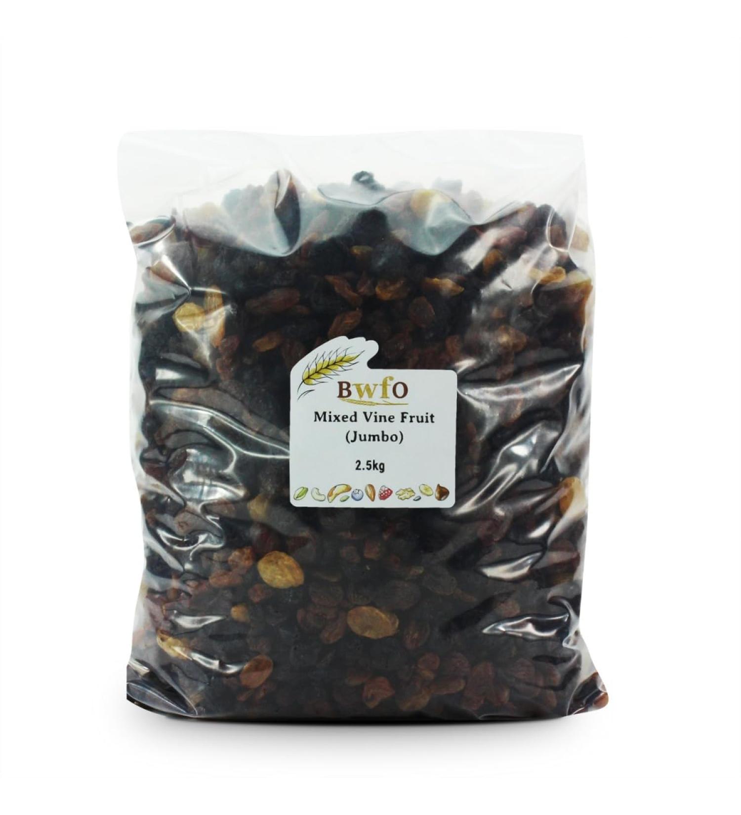 Mixed Vine Fruit (Jumbo) 2.5kg (BWFO)