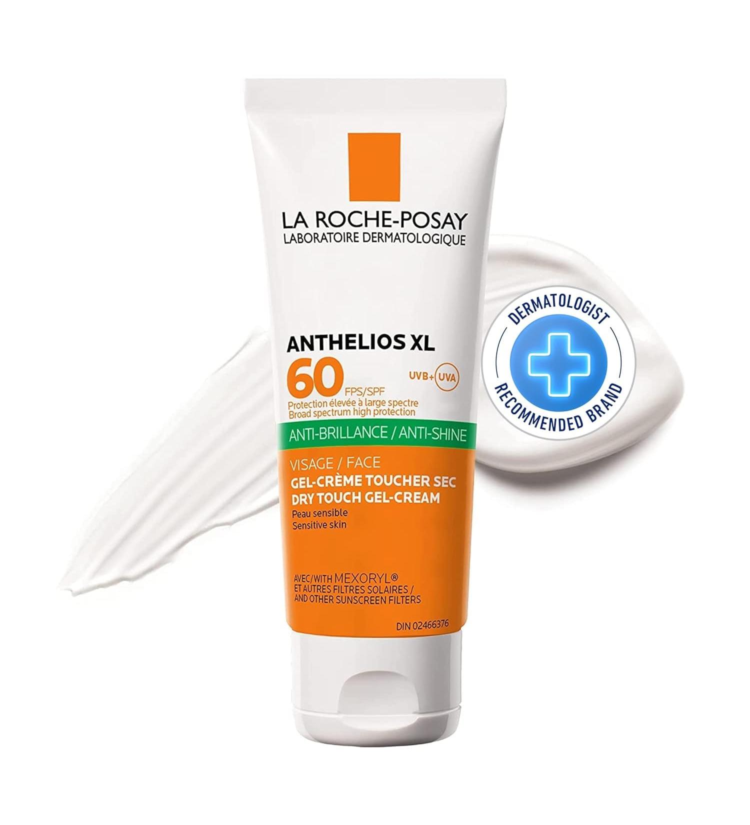 La Roche-Posay Anthelios Face Sunscreen & BUNDLE Broad Spectrum UVA-UVB Sun Protection for all Skin Types Lightweight Non-Greasy Texture Non-Comedogenic Water Resistant Fragrance Free DRY TOUCH SPF 60 - Buy Online on GoSupps.com