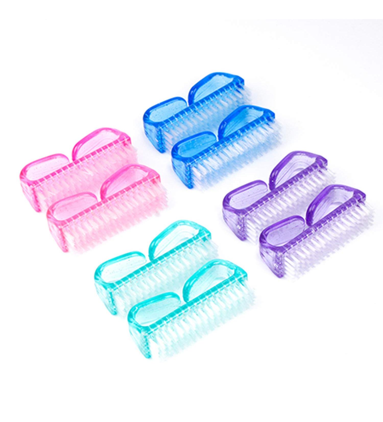 8-Piece Handle Nail Brush Set for Effective Nail Hand Scrubbing and Cleaning - Buy Online on GoSupps.com