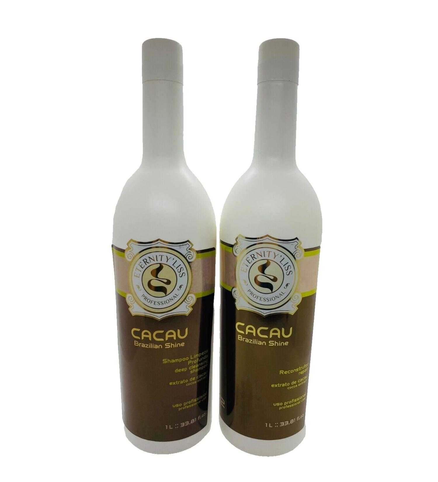 Eternity Liss Brazilian Shine Cacau Hair Care Kit - 2 x 1 Litre | Luxury International Shipping - Buy Online on GoSupps.com