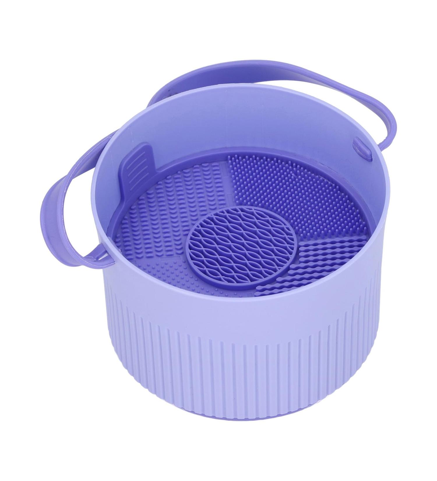 All-in-One Makeup Brush Cleaning Bowl & Tool Organizer - Best Cosmetic Brush Cleaner & Drying Rack for Brushes Sponges & Powder Puffs - Buy Online on GoSupps.com