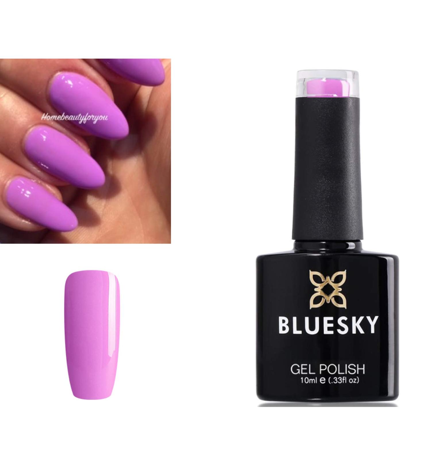 Bluesky Nail Gel Polish Lilac Pastel Lilac Dust Purple UV LED Soak Off A58 SPRING SUMMER COLOR