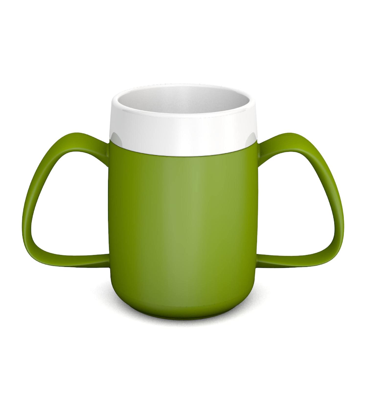 Ornamin Two Handled Mug 140ml Green (model 815) | Drinking Aid & Feeding Cup - Buy Online on GoSupps.com