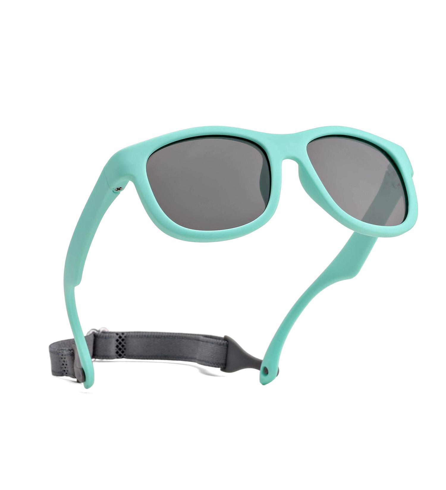 Pro Acme Unbreakable Polarized Baby Sunglasses - Green Frame | Grey Lens - Buy Online on GoSupps.com