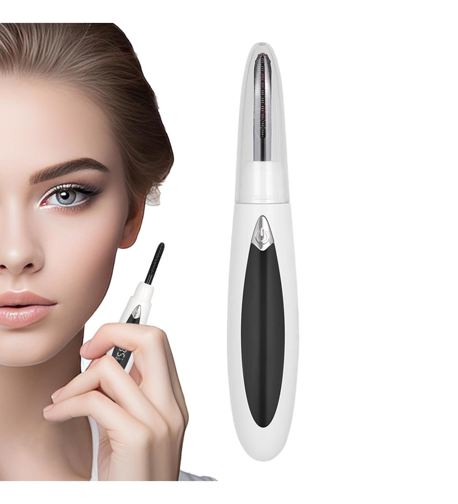 Electric Eyelash Curler - Electric Heated Lash Curler Long-Lasting | Rechargeable Electric Eyelash Curler with LED Display Fast Heating Lash Curlers for Dating Traveling Upgraded Eyelashes-white - Buy Online on GoSupps.com