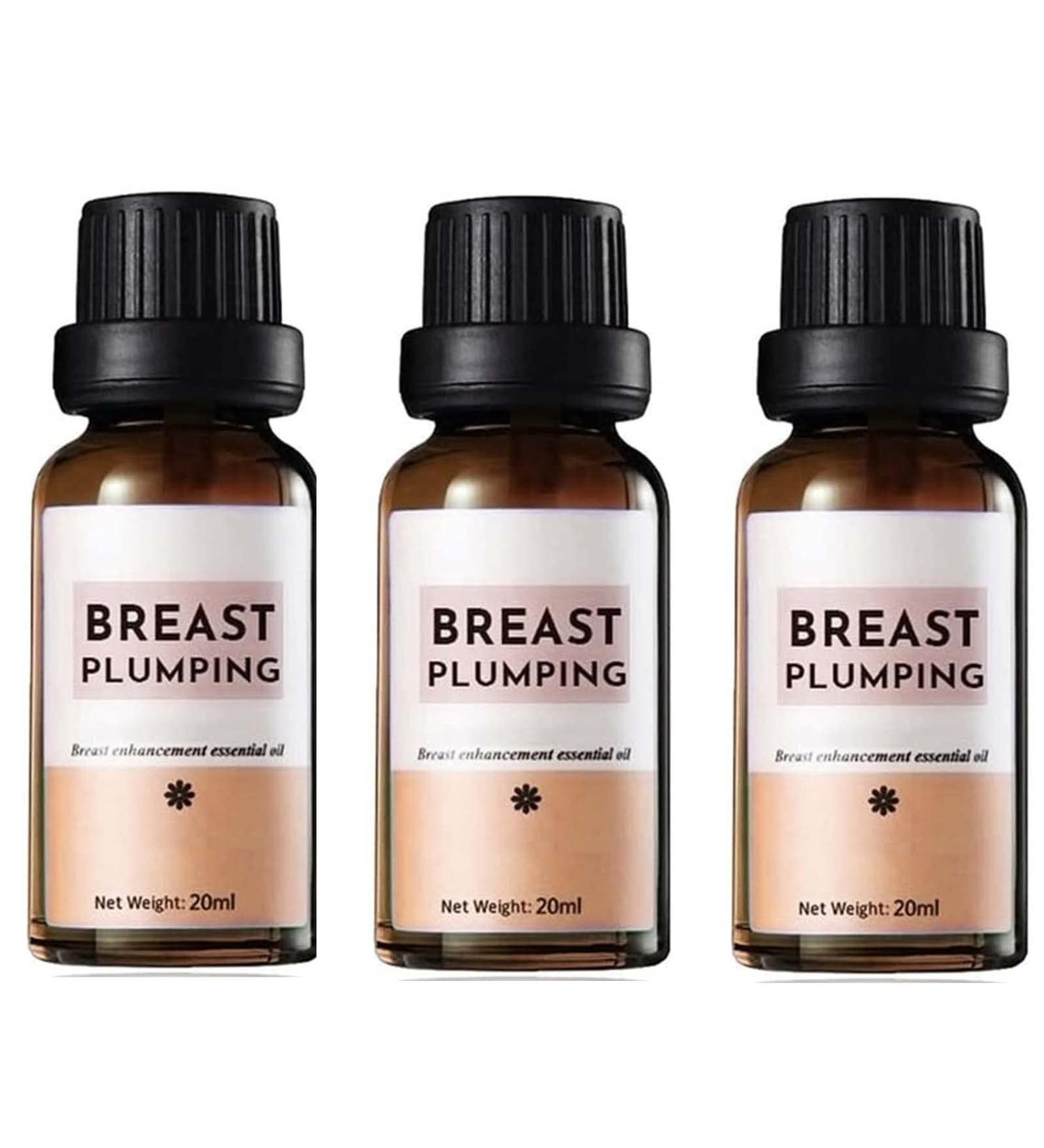 Natural Herbal Breast-Rushing Oil - Enhance Curves | Korean Massage Essential Oil (3 Pieces) - Buy Online on GoSupps.com