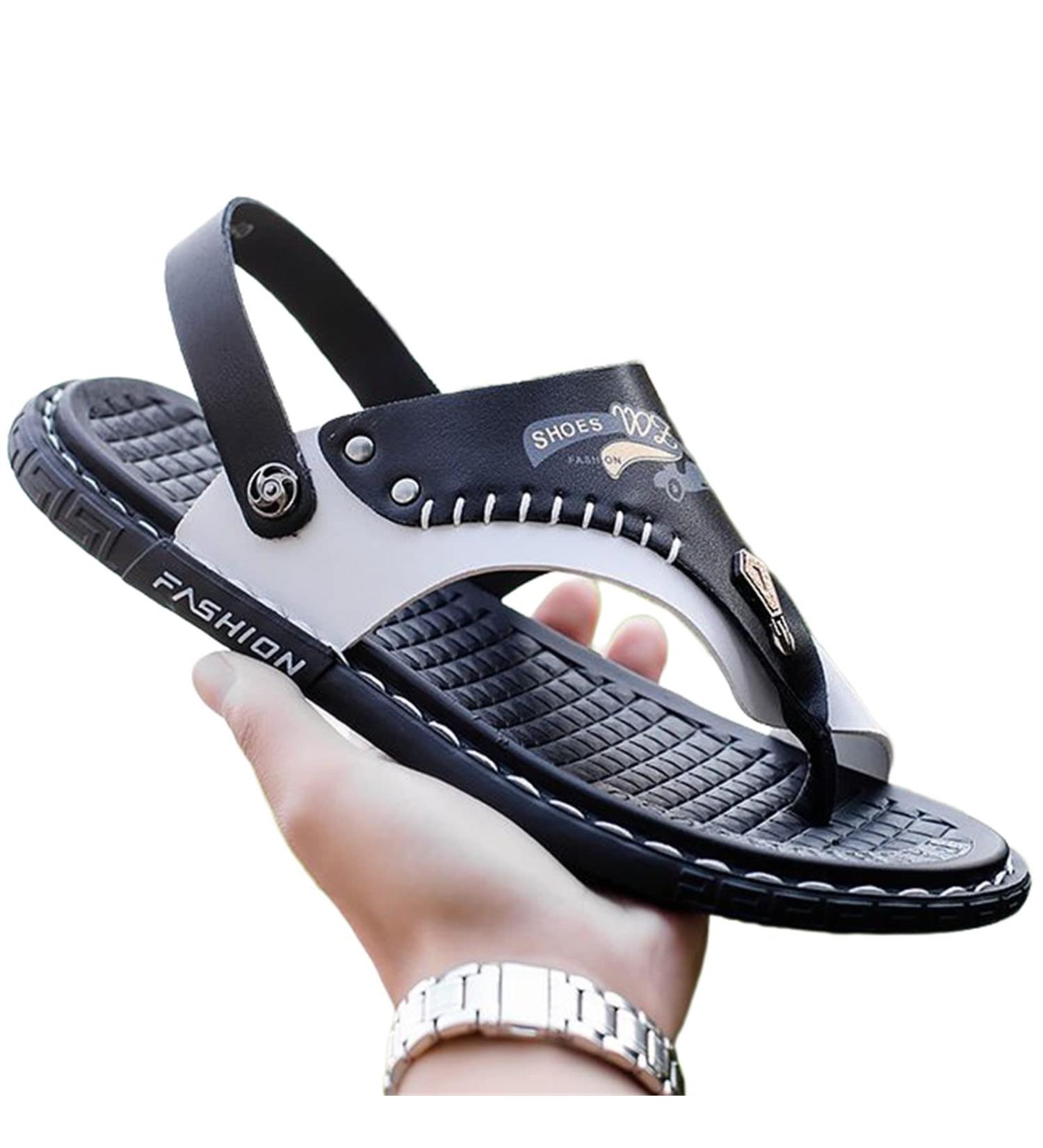 Bunion Correction Flip Flops | Orthopedic Big Toe Bone Sandals - Black - Buy Online on GoSupps.com