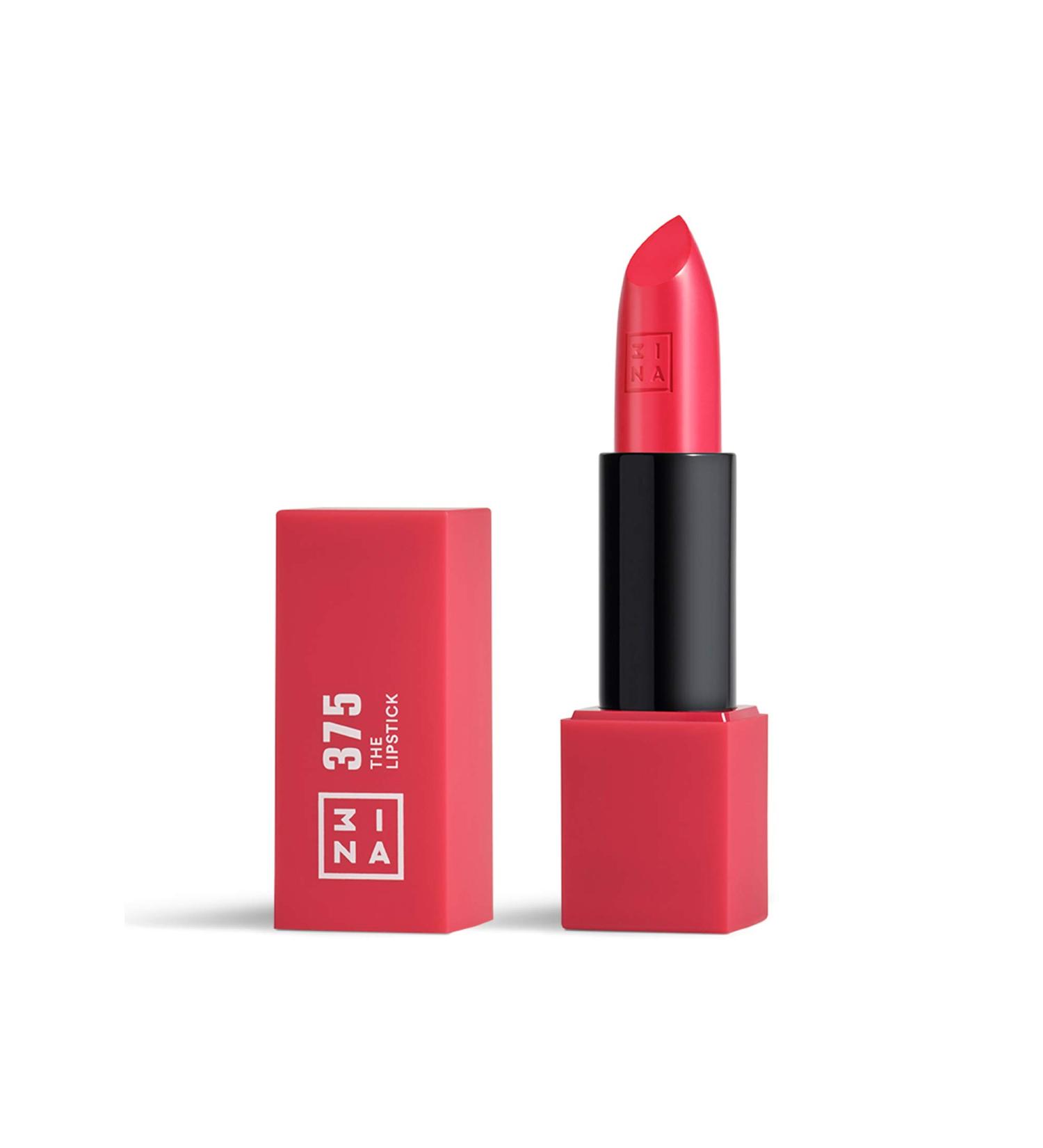 3ina Vegan Lipstick 375 - Pink Shiny & Matte - High Pigmented Intense Color Creamy Texture & Vanilla Fragrance - Cruelty-Free Lip Makeup - Buy Online on GoSupps.com