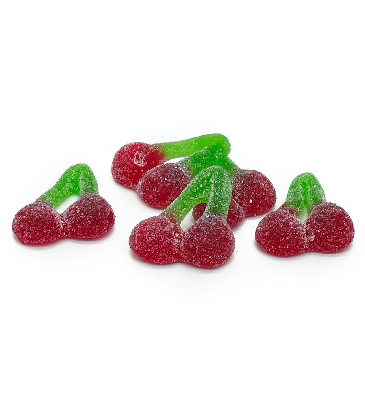 Sour Twin Cherries - 500g Gummy Sweets