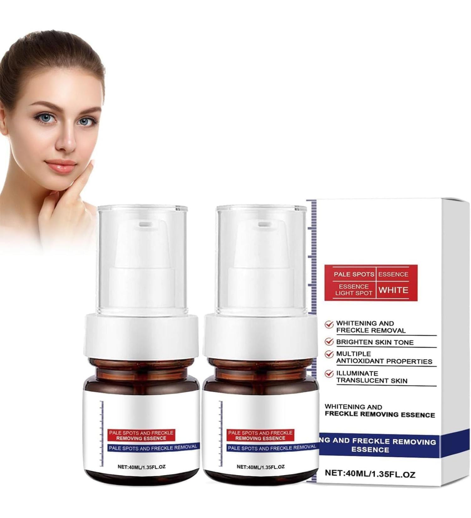 Cr me claircissante pour le visage la vitamine C s rum anti-taches brunes hydrate la peau am liore l' lasticit unifie le teint et am liore la texture de la peau. 2 Pcs - Buy Online on GoSupps.com