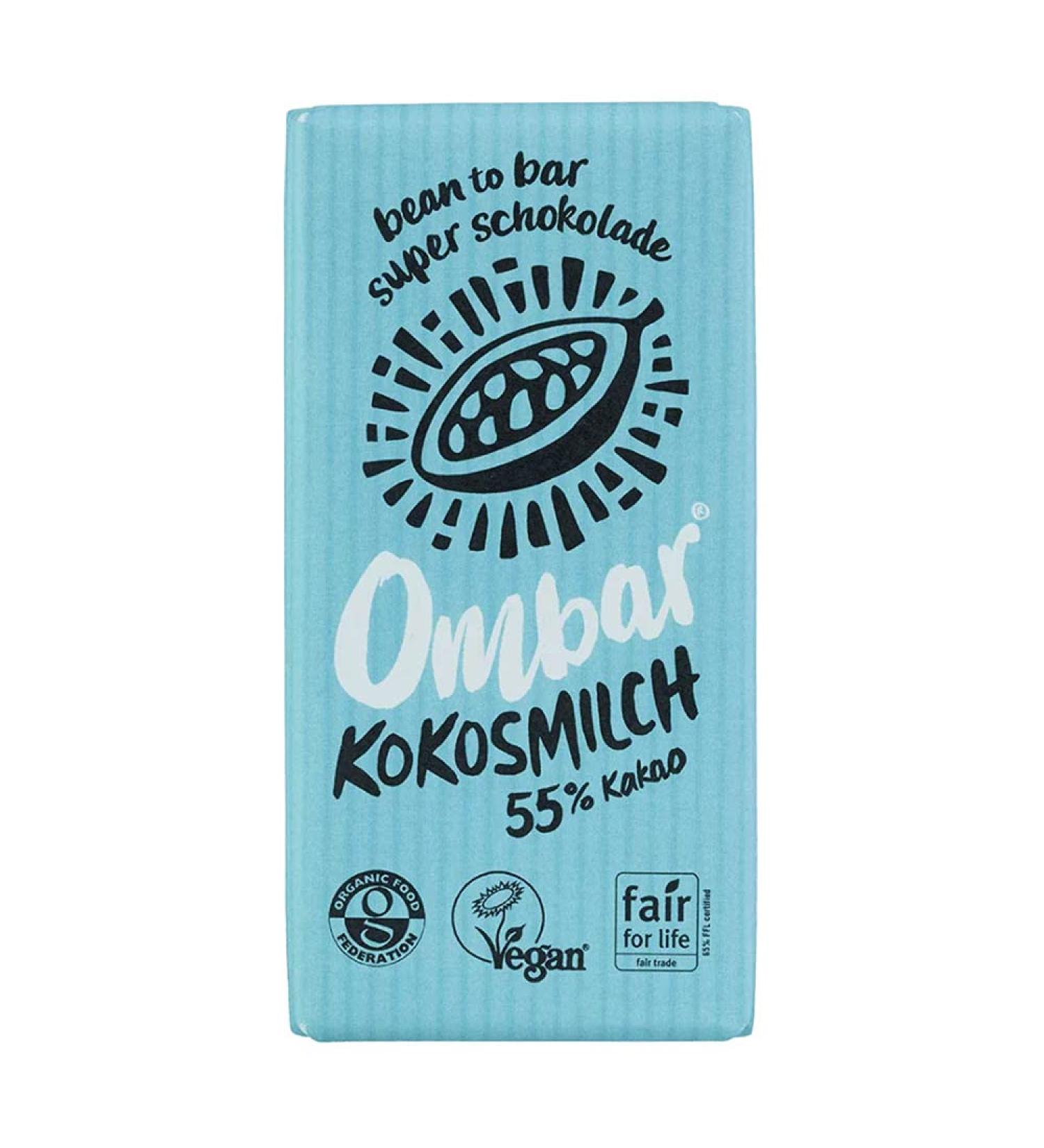 OMBAR Ombar - Raw Organic Coconut Milk - 35g - Pack of 10