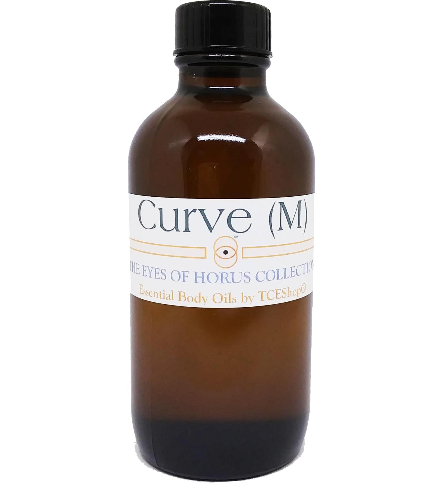 Curve - Type LC For Men Scented Body Oil Fragrance Regular Cap - Clear - 4 oz. - ID#35490 4 Fl Oz (Pack of 1)