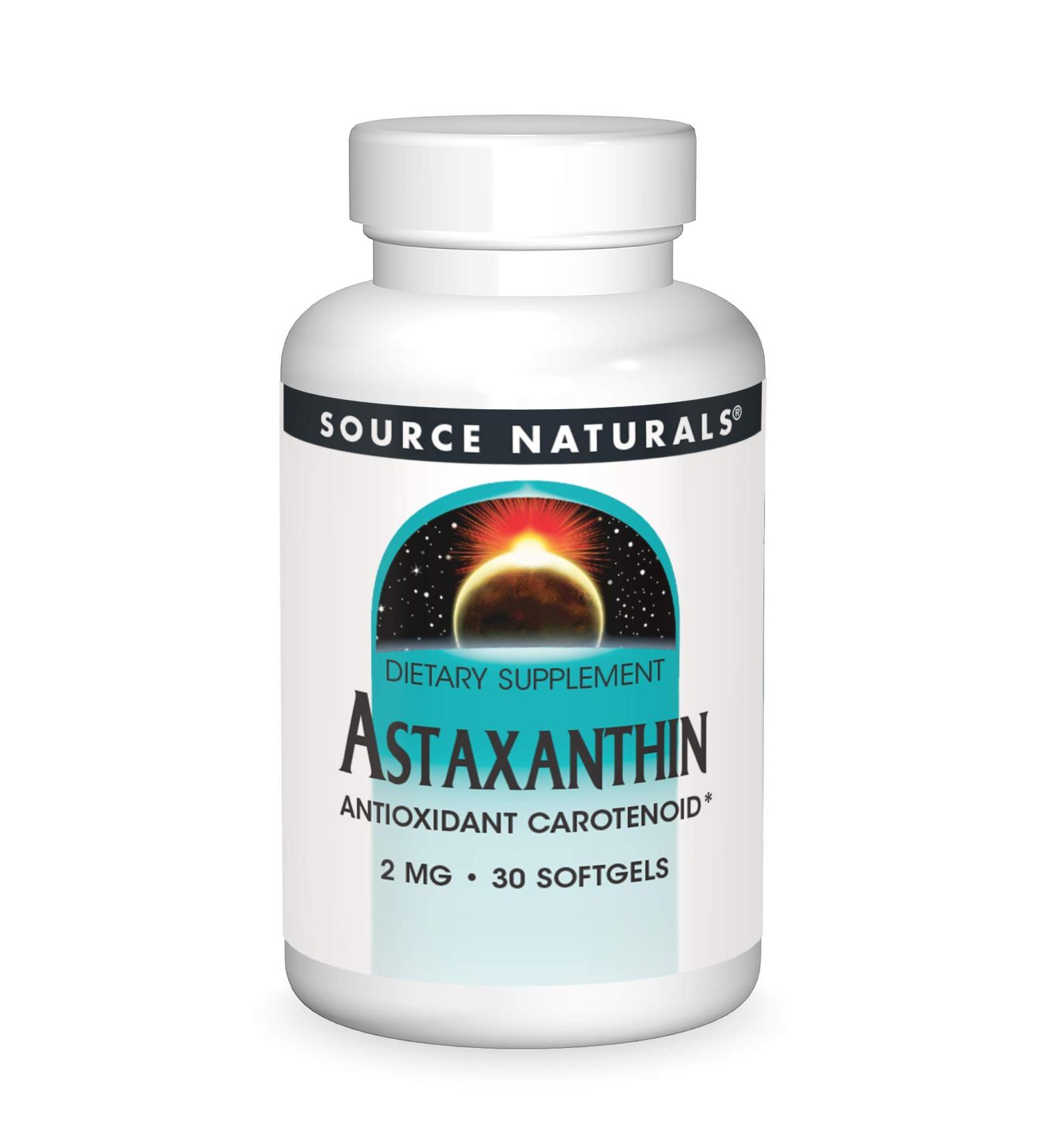 Source Naturals Astaxanthin 2 mg - 30 Softgels | Powerful Antioxidant Support - Buy Online on GoSupps.com
