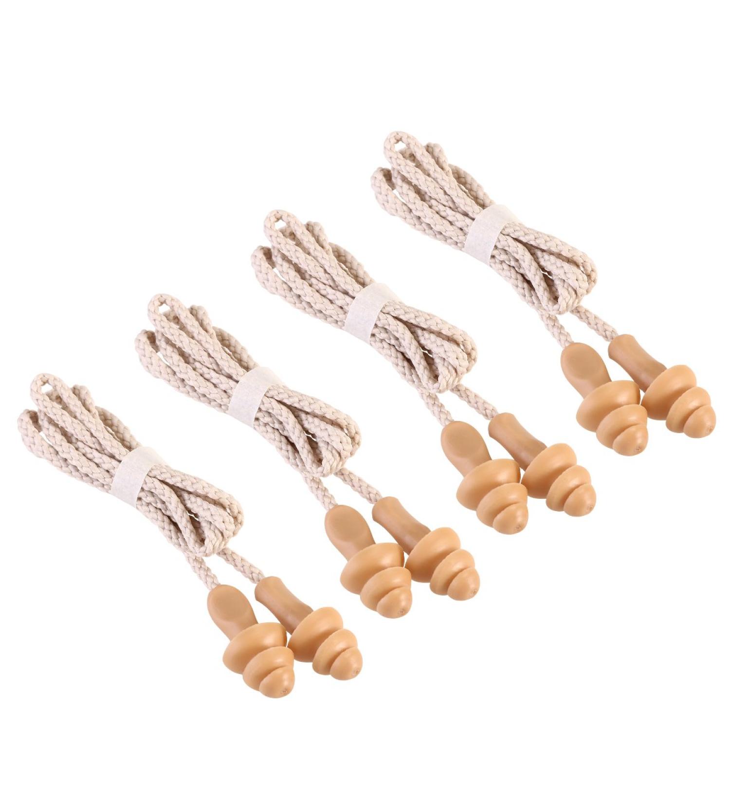 WINOMO Ear Plugs - 50 Pairs Corded Soft Silicone | Reusable Sleep & Hearing Protection for Swimming - Buy Online on GoSupps.com