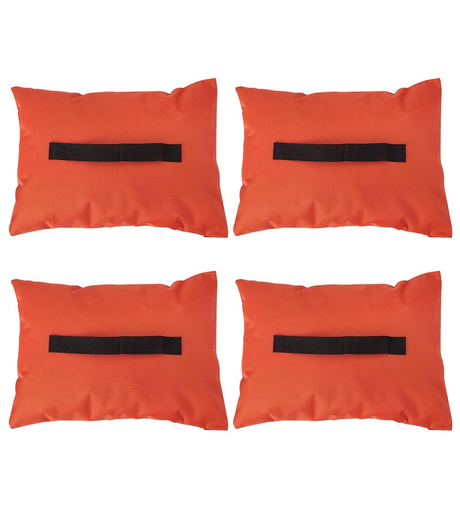 Zaagot Sports Net Sand Bags | Set of 4 Weighted Anchors for Soccer Goals Net Football Net Hockey Net and More Orange Oxford Cloth - Buy Online on GoSupps.com