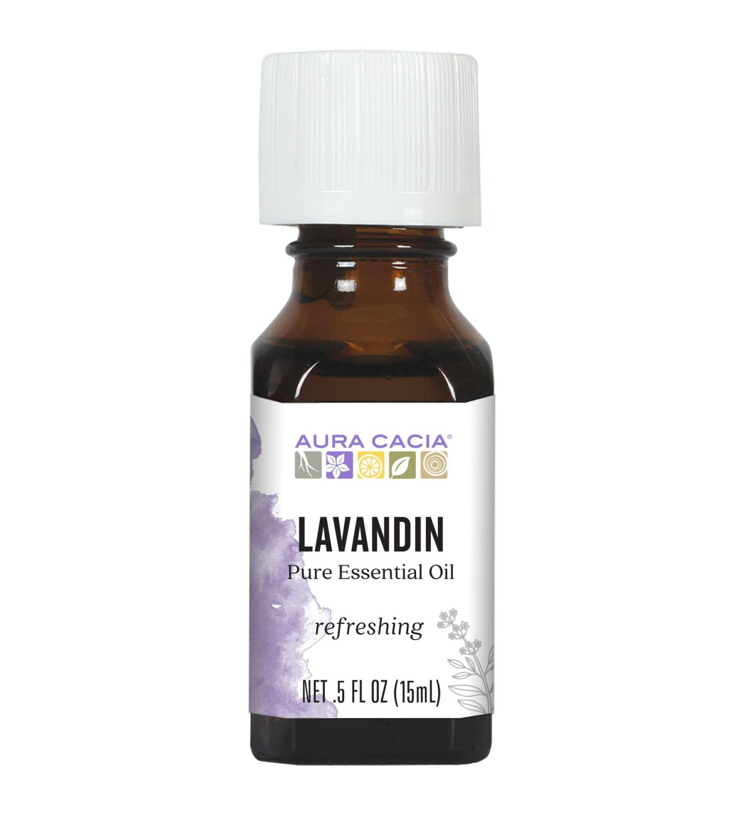 Aura Cacia Lavandin Essential Oil 0.5 fl. oz. 1 Count (Pack of 1) - Buy Online on GoSupps.com