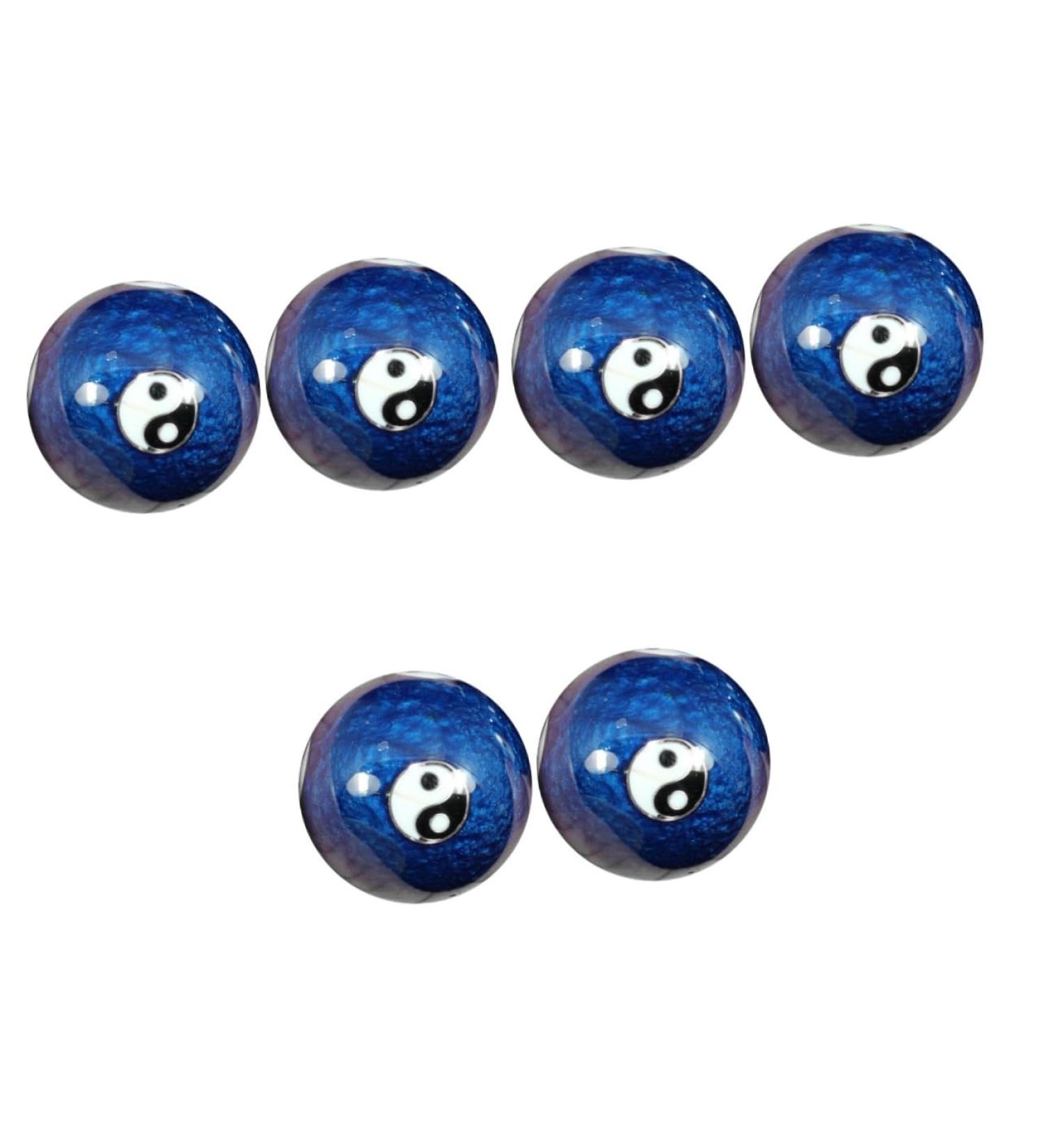 Magiclulu 3 Sets of Baoding Balls - Blue Traditional Hand Massage & Wellness Gift | Kegel Balls | Enamel Gymnastics | Chinese Massage Balls - Buy Online on GoSupps.com