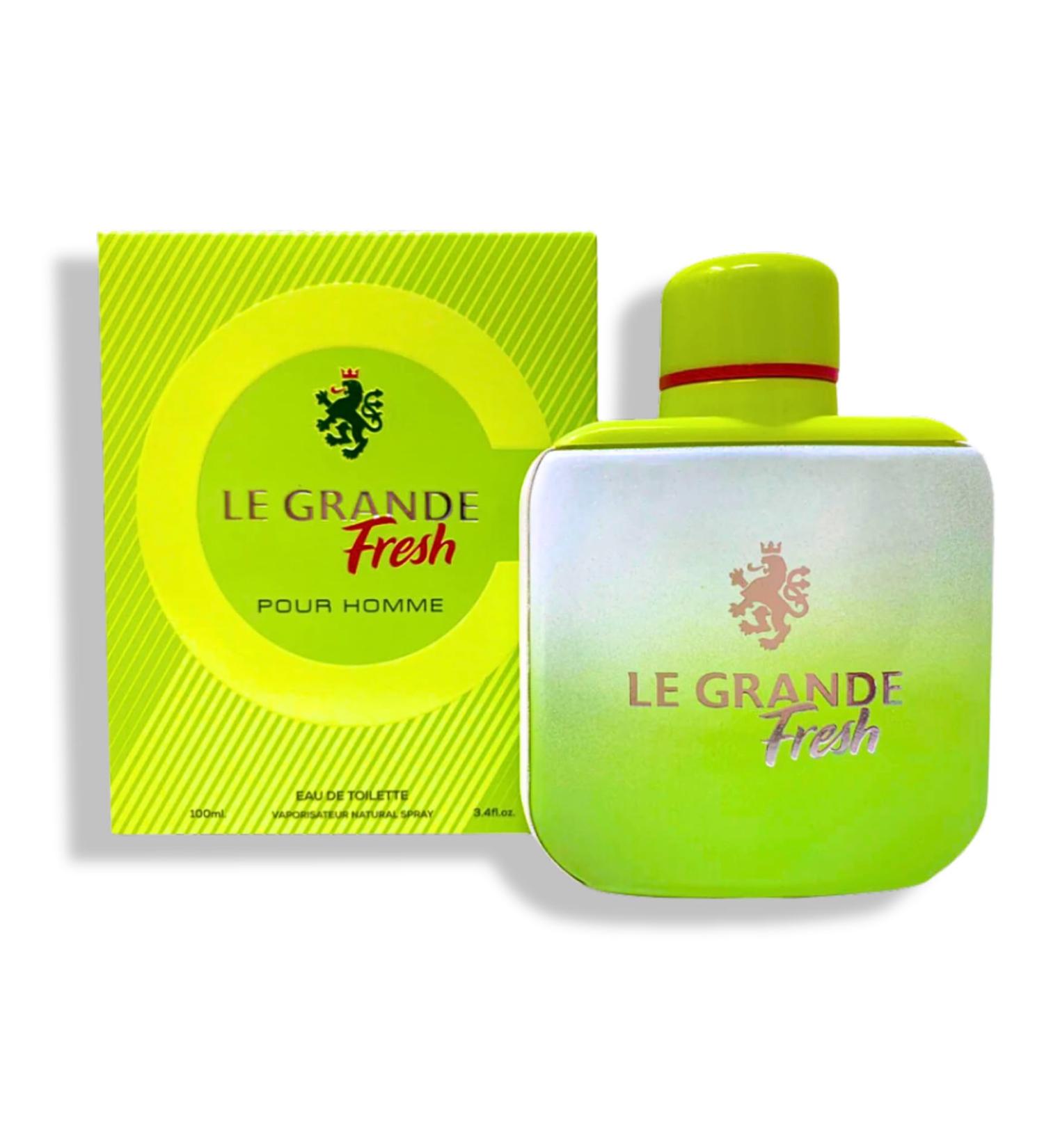 LE GRANDE FRESH POUR HOMME EAU DE TOILETTE 3.4 FL. Oz. Fresh and sparkling men's fragrance. - Buy Online on GoSupps.com