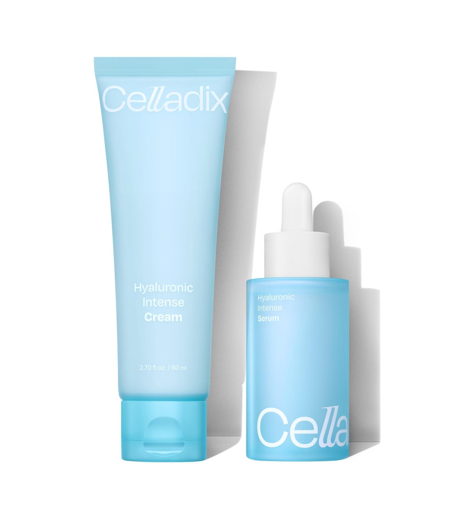 Celladix Deep Hydration SOS Duo | Hyaluronic Intense Serum + Cream - Instant rescue for dehydrated skin - Buy Online on GoSupps.com