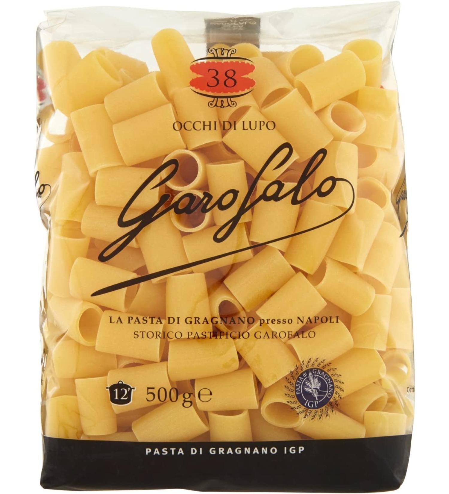  Italian Gourmet E.R. Garofalo Occhi di Lupo N. 38 Pack of 10 Neapolitan durum wheat semolina packets with 500g of IGP pasta + 400g Italian Gourmet Polpa - Buy Online on GoSupps.com