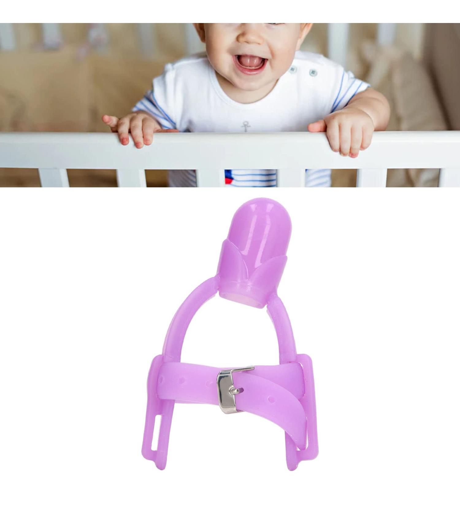 Buy GfRGFH Adjustable Thumb Louten Finger Protection - Silicone Proof for Babies & Children | Stop-Lutsch-Handgel Treatment Set (Purple) - International Shipping Available - Buy Online on GoSupps.com