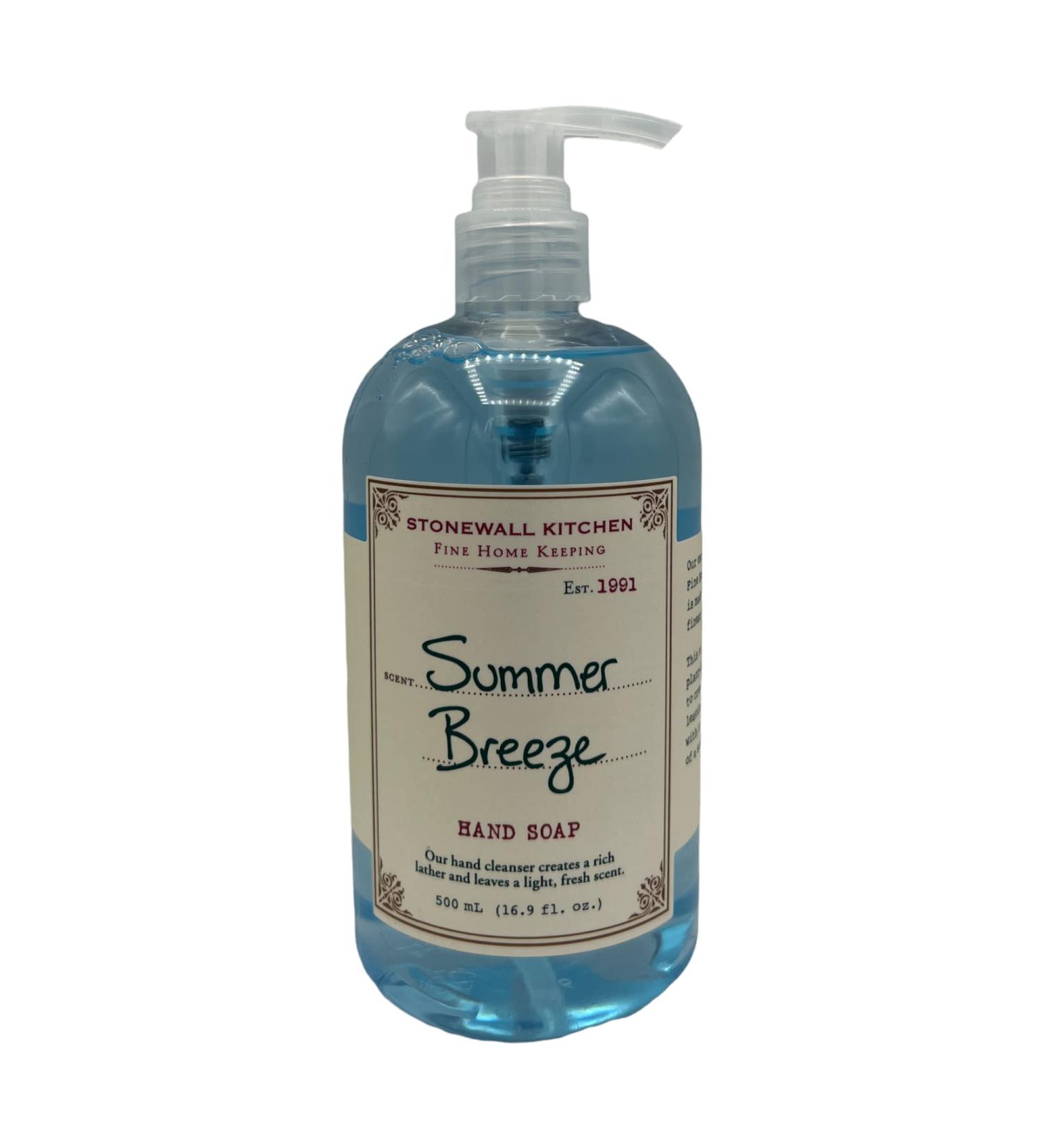 Stonewall Kitchen Summer Breeze Hand Soap 16.9 Fl Oz