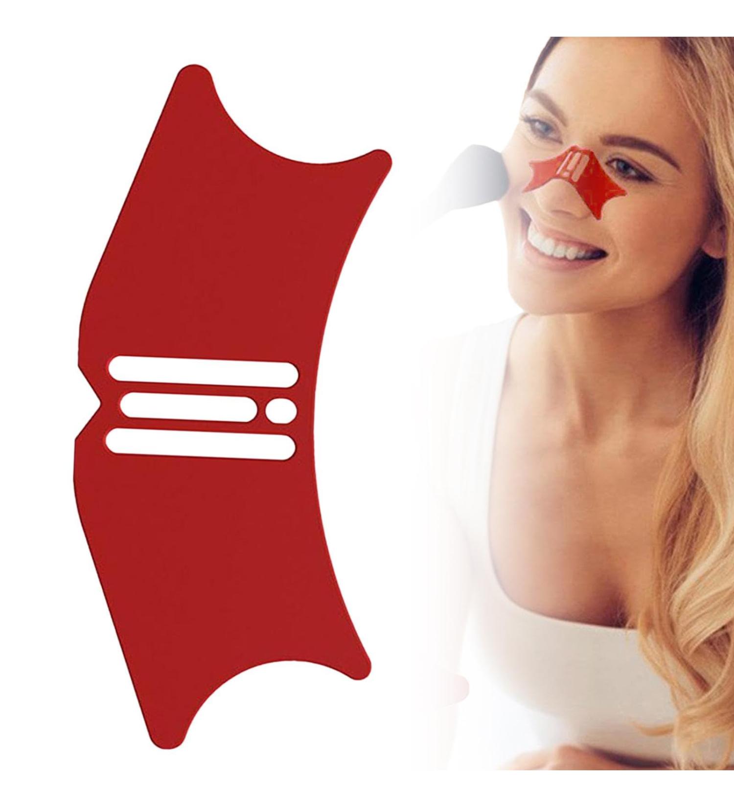 Nose Stencils for Makeup Multipurpose Silicone Eyeliner Stencil Nose Stencil | Lightweight Soft and Smooth Template for Various Face Shapes Makeup Tool Puchen Red - Buy Online on GoSupps.com