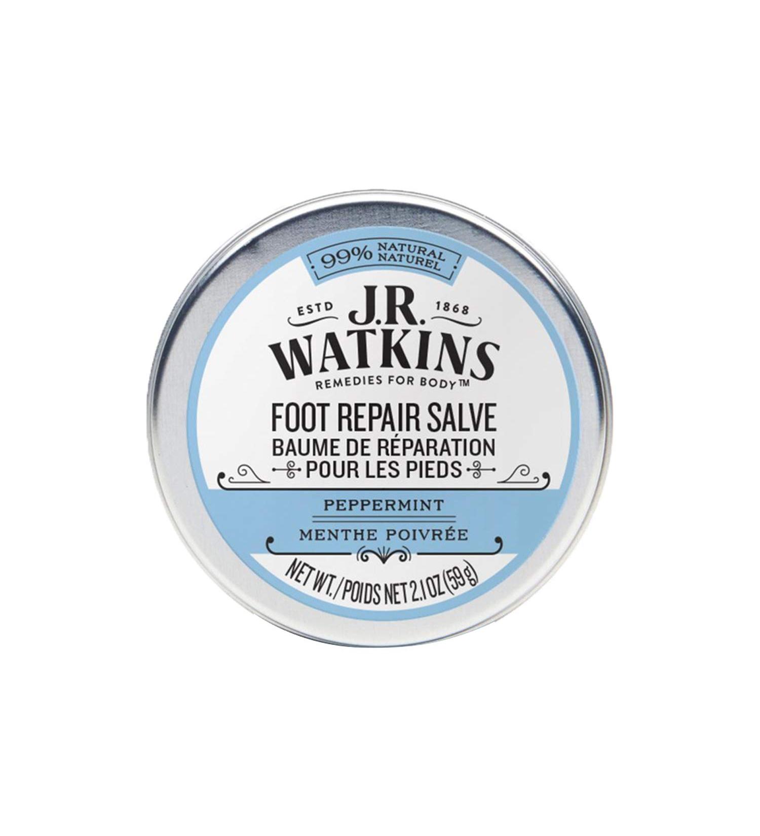 J.R. Watkins Foot Repair Salve Peppermint 2.1 Ounce