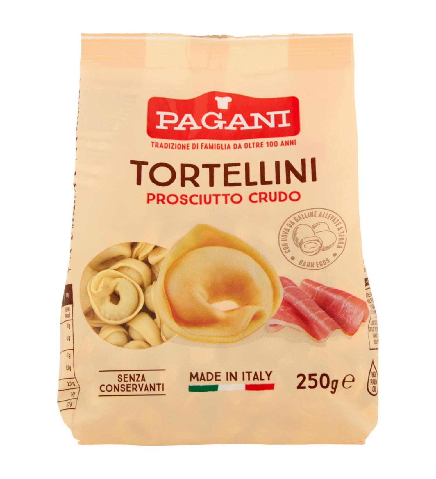 TORTELLINI AL PROSCIUTTO CRUDO 250G PAGANI (083595
