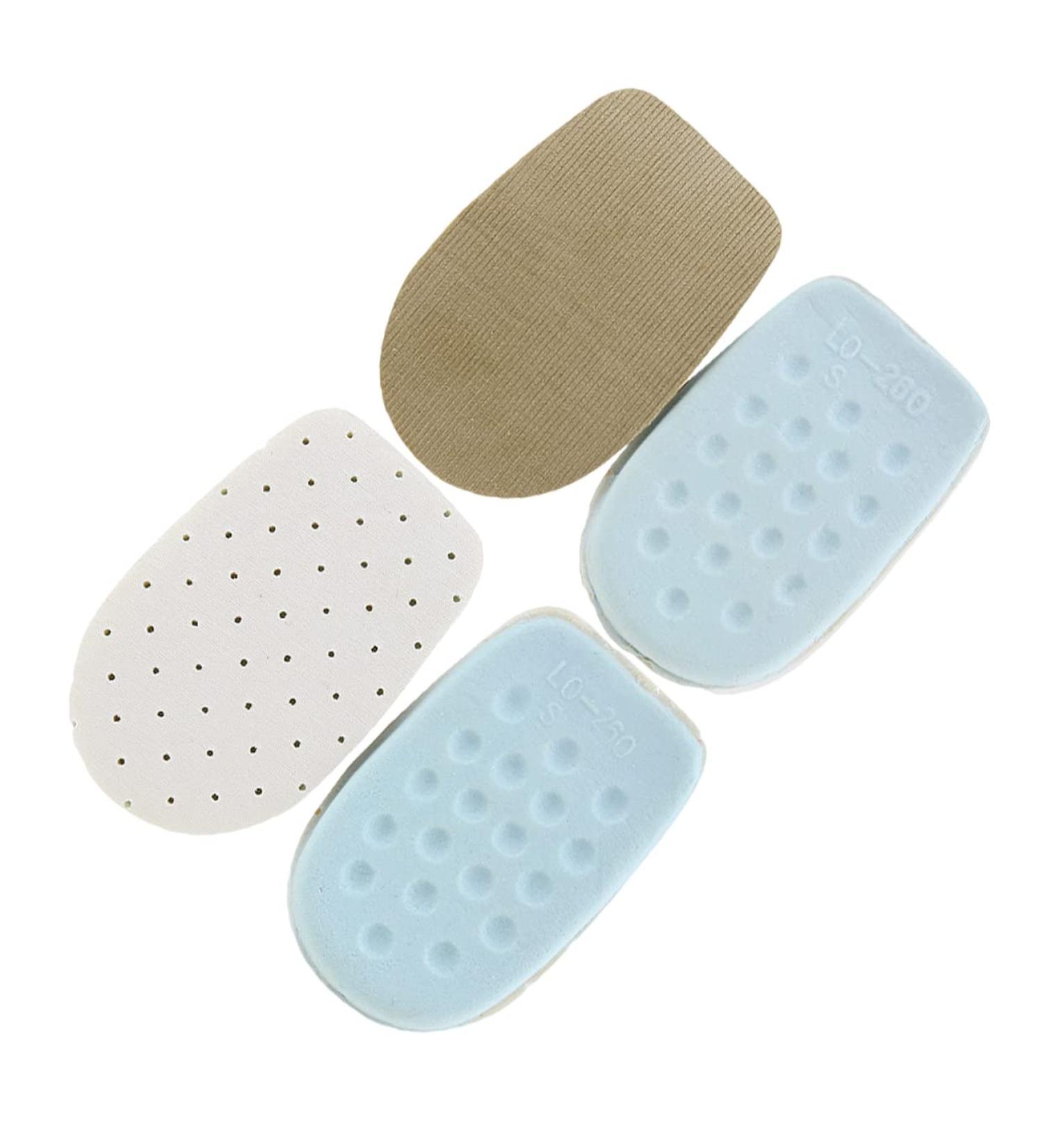 Healifty 2 Pairs Inner Height Increasing Insoles - Silicone Lift Insoles for Shoes - Latex Increase Pads - 9X5X1.2cm - Buy Online on GoSupps.com