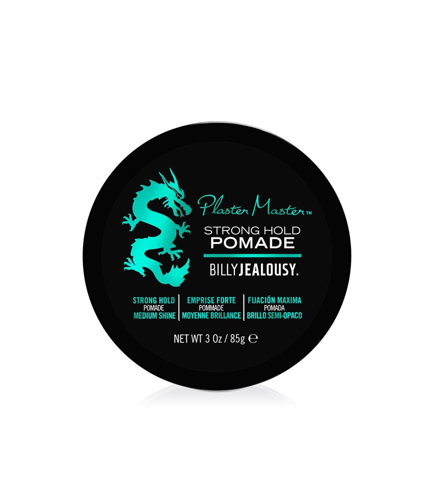 Billy Jealousy Plaster Master Hair Pomade for Men - Strong Hold, Medium Shine, Flake-Free - 3oz - Buy Online on GoSupps.com
