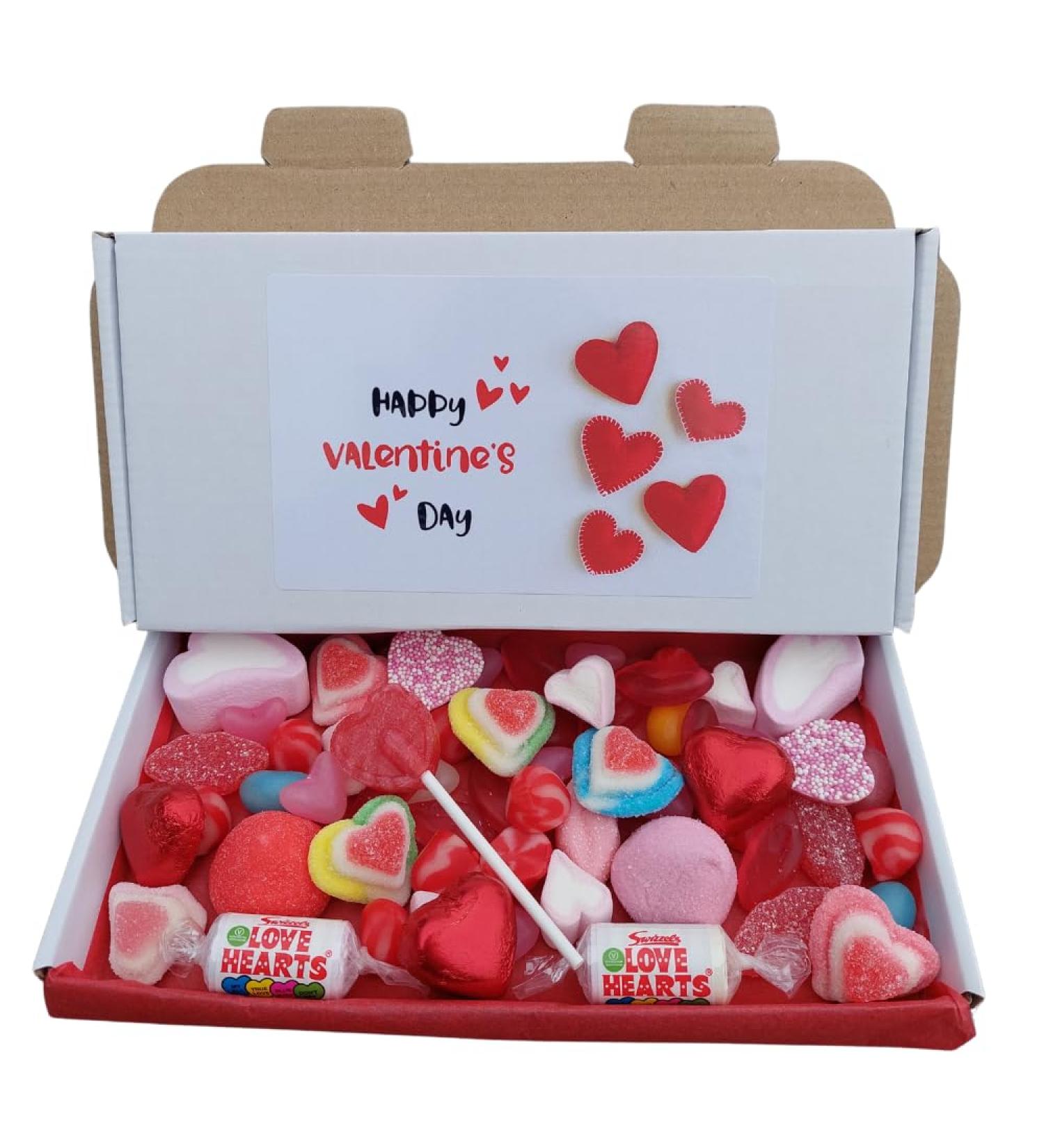 Love Heart Sweets-Wedding Pick n Mix Sweets-Valentines Candy Gifts Red Pink & White Sweets-225g - Buy Online on GoSupps.com