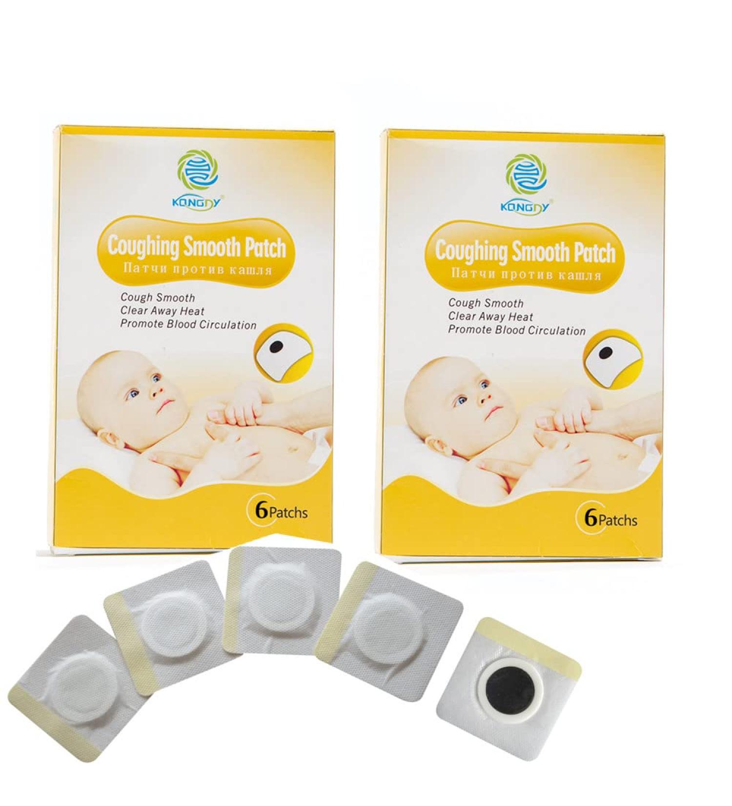KONGDY 12pcs Cough Patches Relieves Discomfort Caused by Coughing Honey Sticker for Adult Child - Buy Online on GoSupps.com