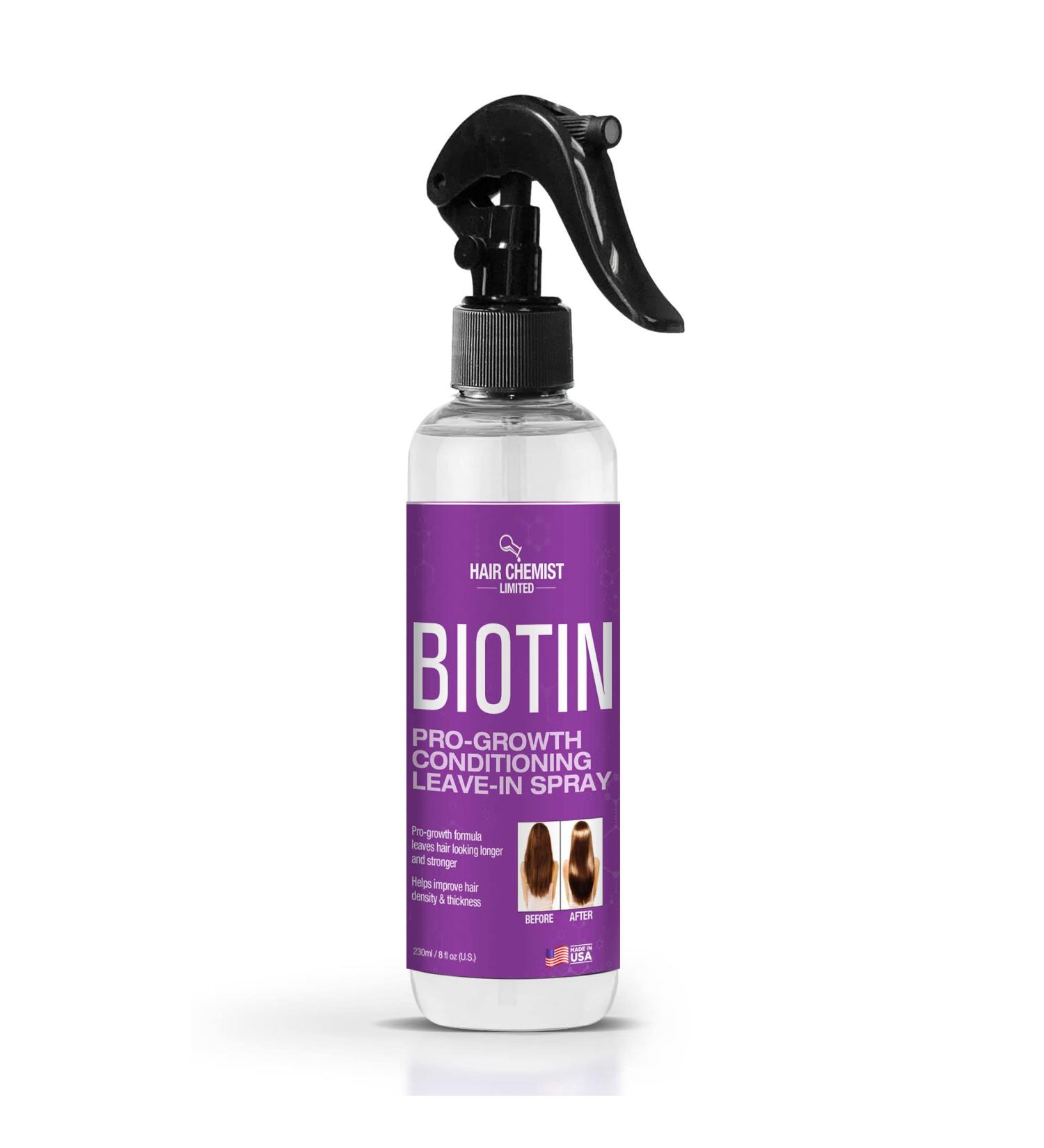 Hair Chemist Biotin Leave-in Conditioning Spray 6 oz | Deep Conditioning Treatment & Leave-in Conditioner for Dry Hair - Buy Online on GoSupps.com