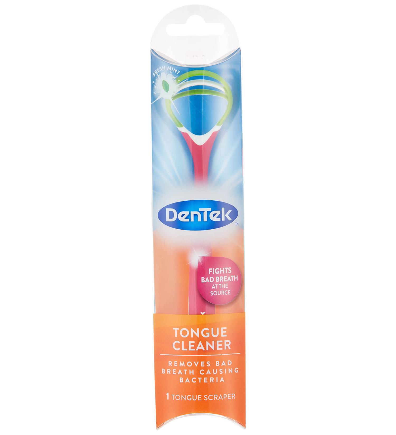 Buy DenTek Comfort Clean Tongue Cleaner - 1 Piece | Effective Oral Hygiene | International Shipping Available - Buy Online on GoSupps.com