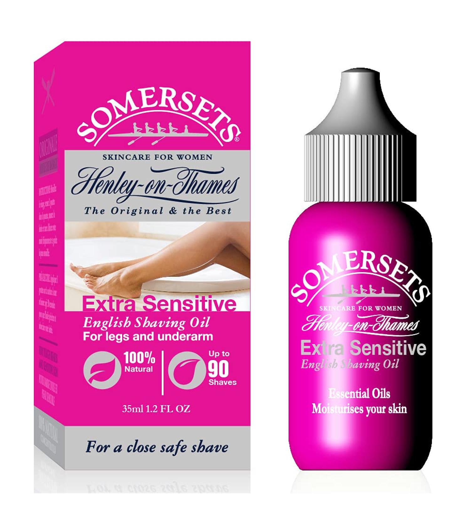 Somersets Maximum Glide Extra Sensitive Shaving Oil for Women 35 ml | Best International Shipping - Buy Online on GoSupps.com