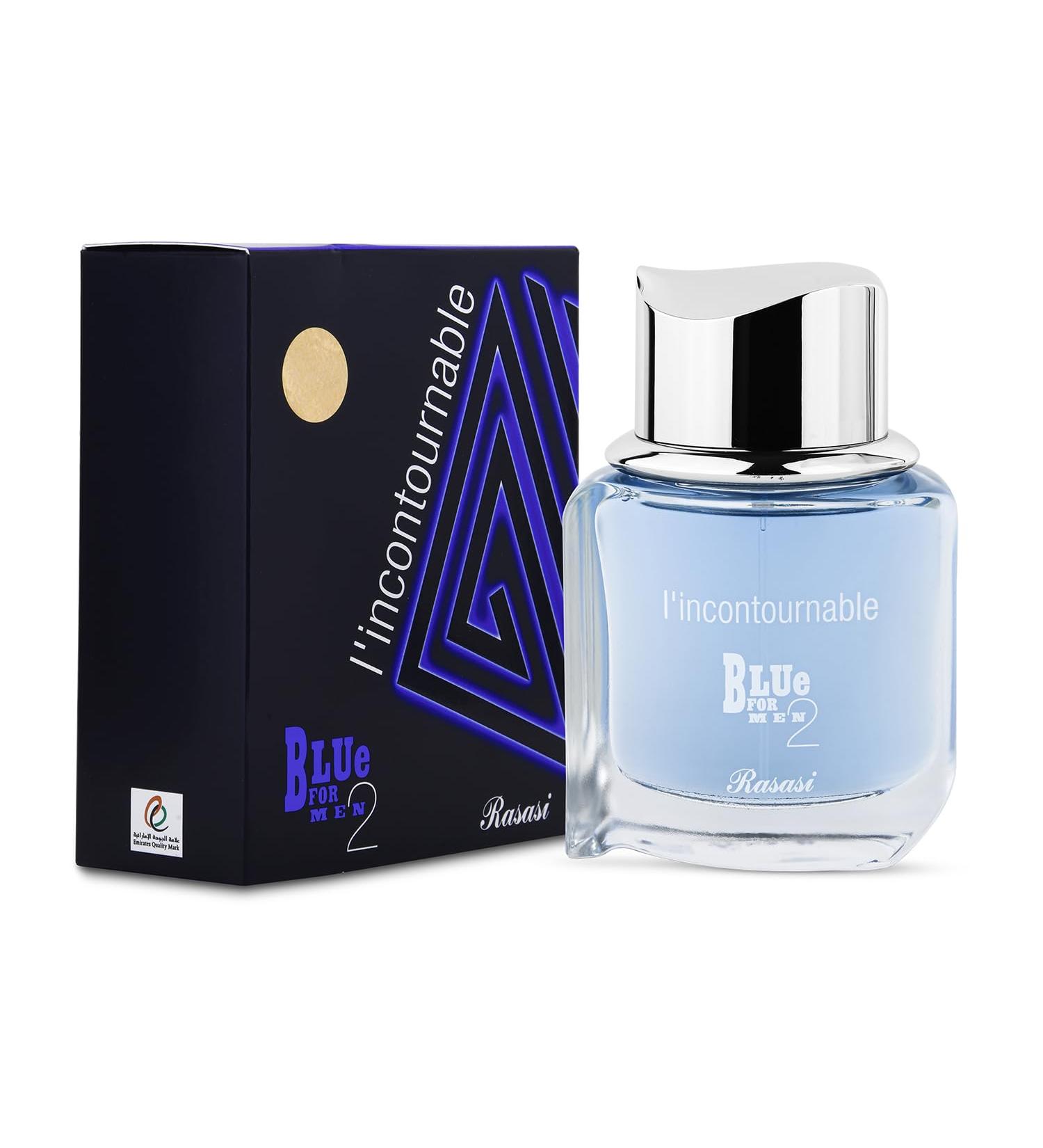RASASI Blue 2 L'incontournable Eau De Parfum Spray for Men 2.5 Ounce - Buy Online on GoSupps.com