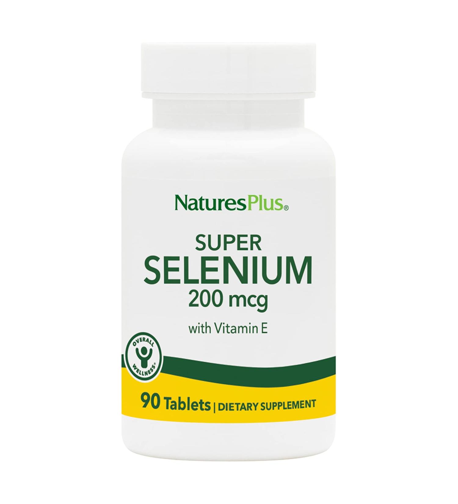 Buy Nature's Plus Super Selenium 200 mcg - High Potency 90 Tablets for Immune Support - Buy Online on GoSupps.com