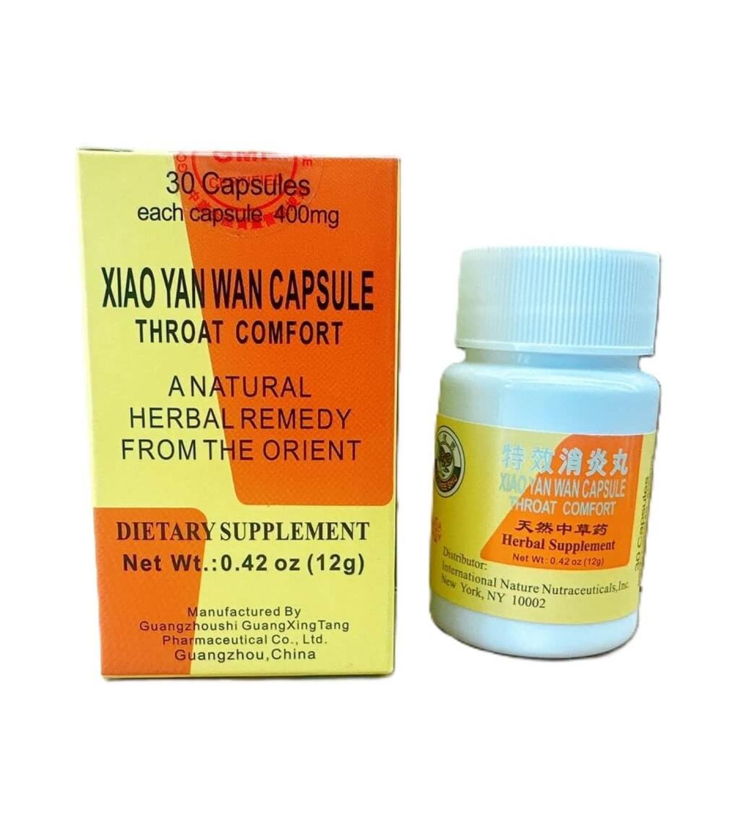 Xiao Yan Wan Herbal Respiratory Formula with Chuan Xin Lian Honeysuckle/Jin Yin Hua and Chai Hu (30 Capsules) - Buy Online on GoSupps.com