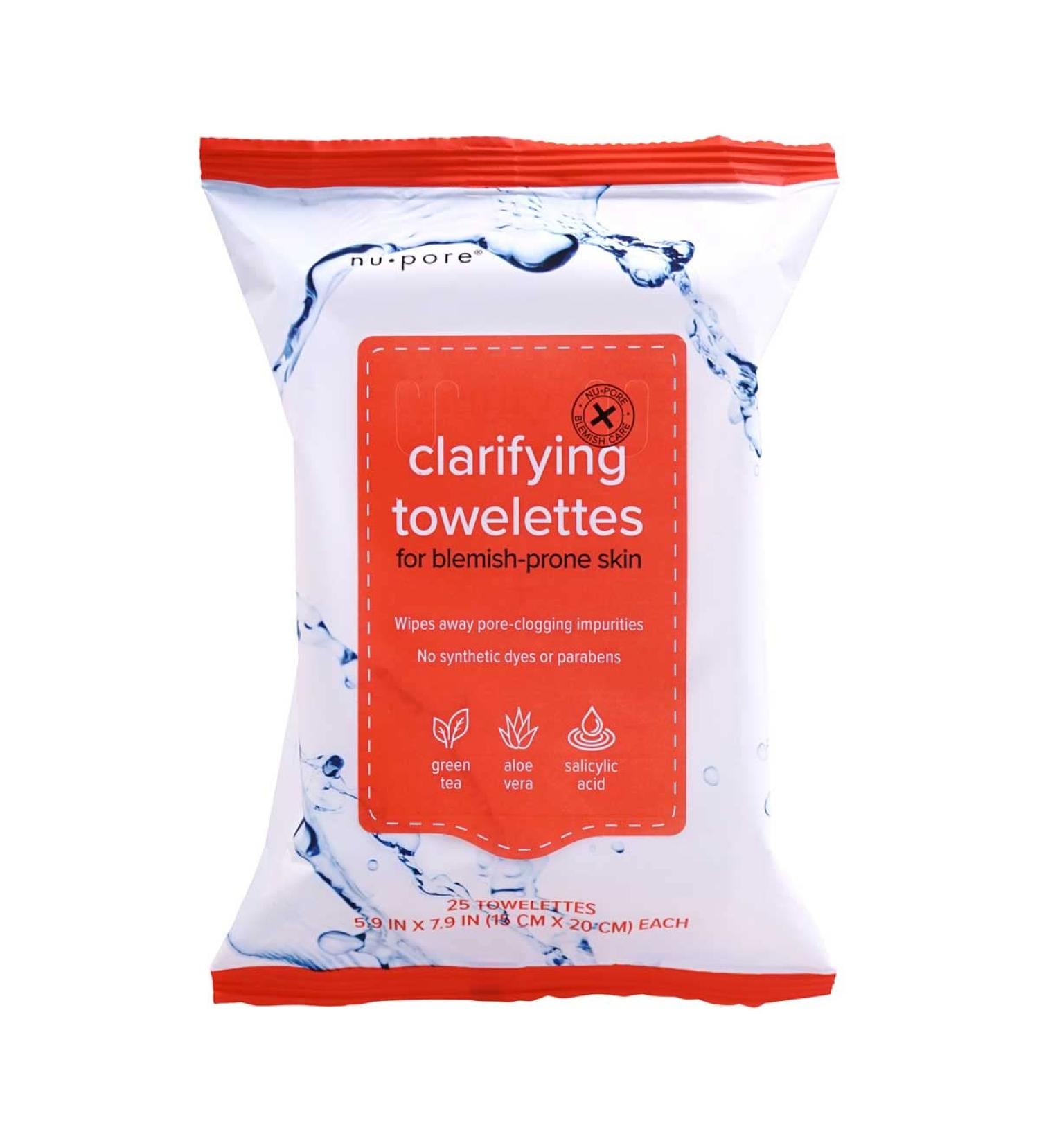 NU-PORE Acne Cleansing & Moisturizing Towelettes