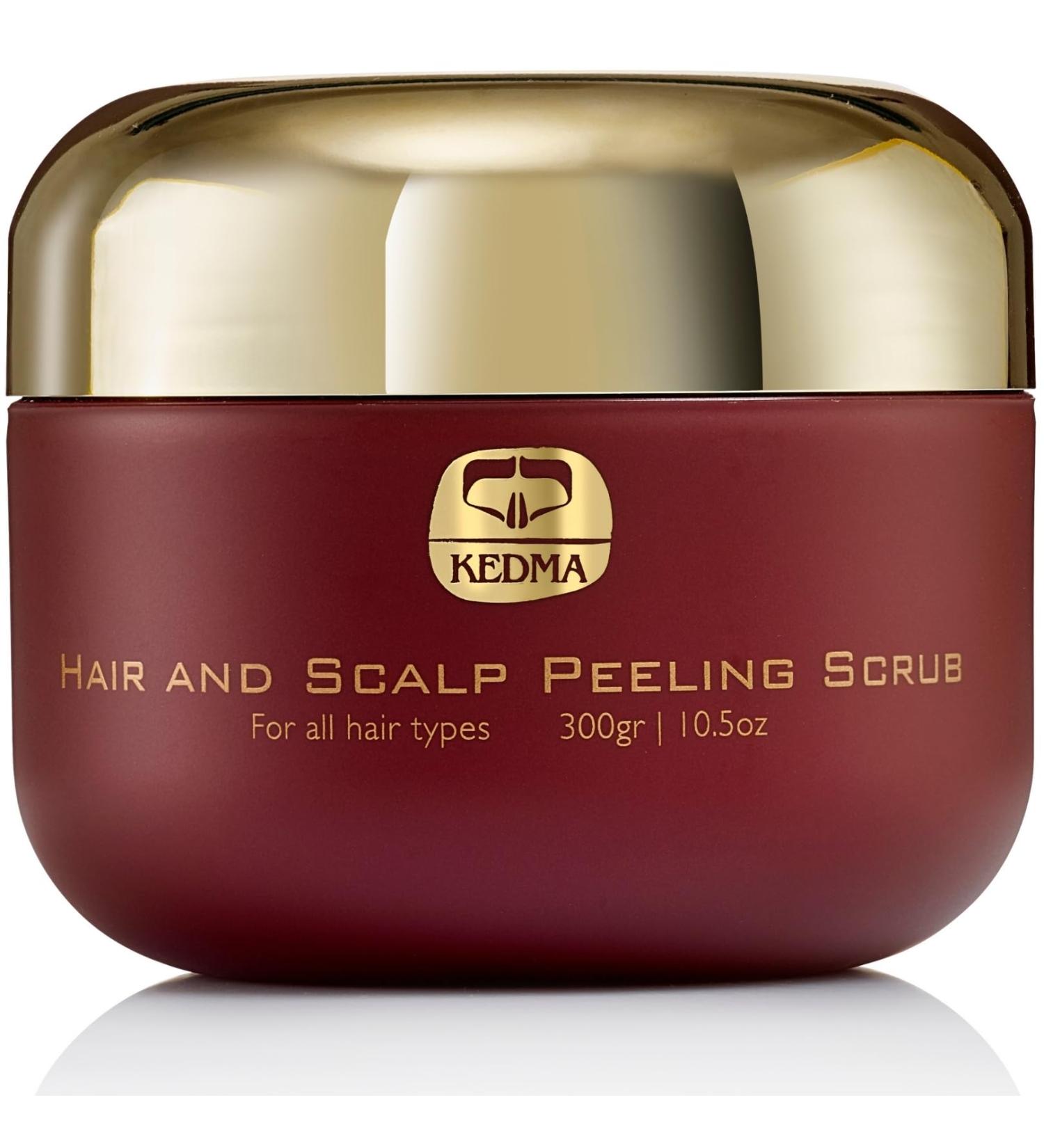 Kedma - Gommage Exfoliant Cheveux et Cuir Chevelu - Pour Cheveux Ab m s et Cuir Chevelu Sec - Purifiant Nourrissant et Revitalisant - Avec Sels de la Mer Morte - 300g - Buy Online on GoSupps.com